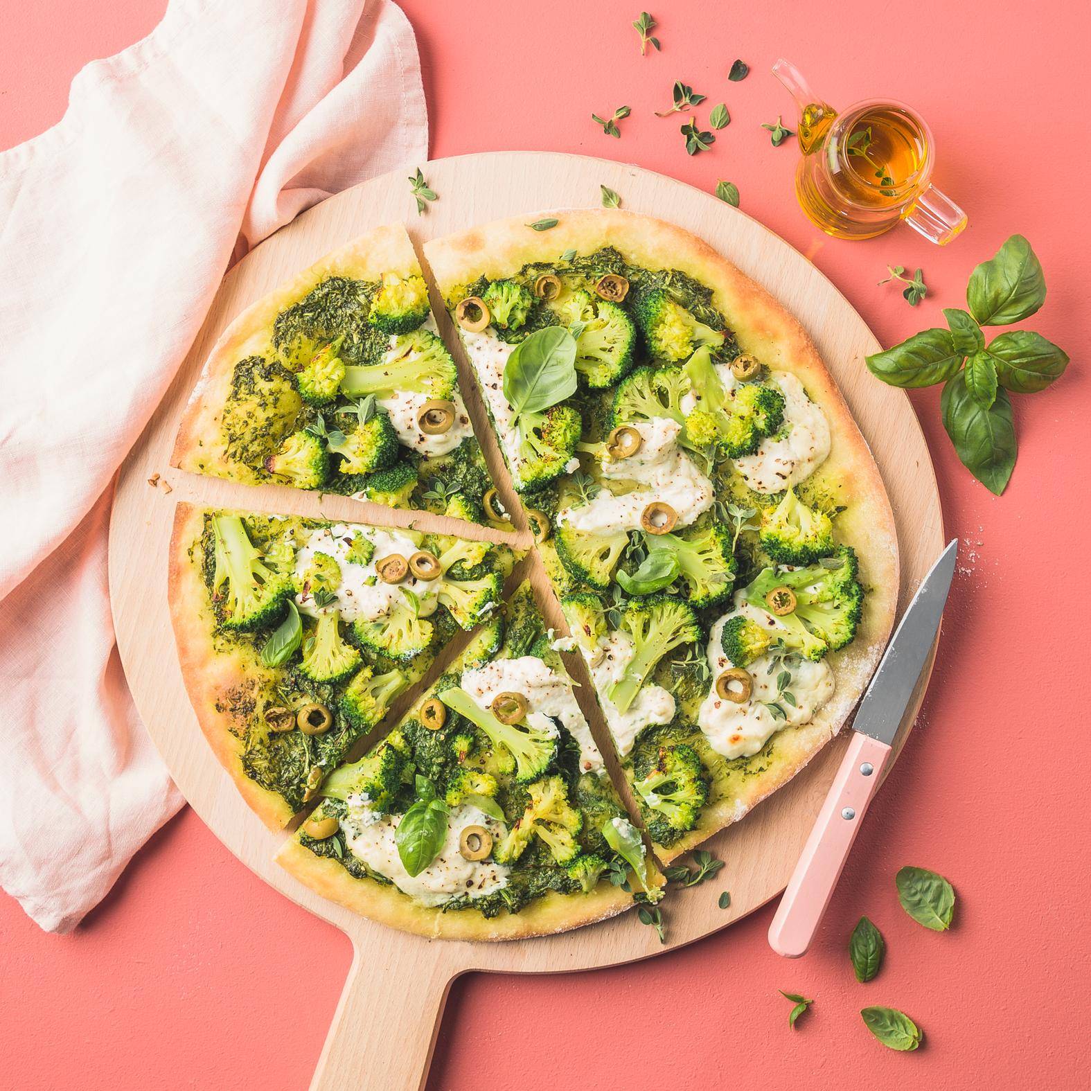 Pizza mit Ricotta und Rucola - Rezepte Prep & Cook | Krups