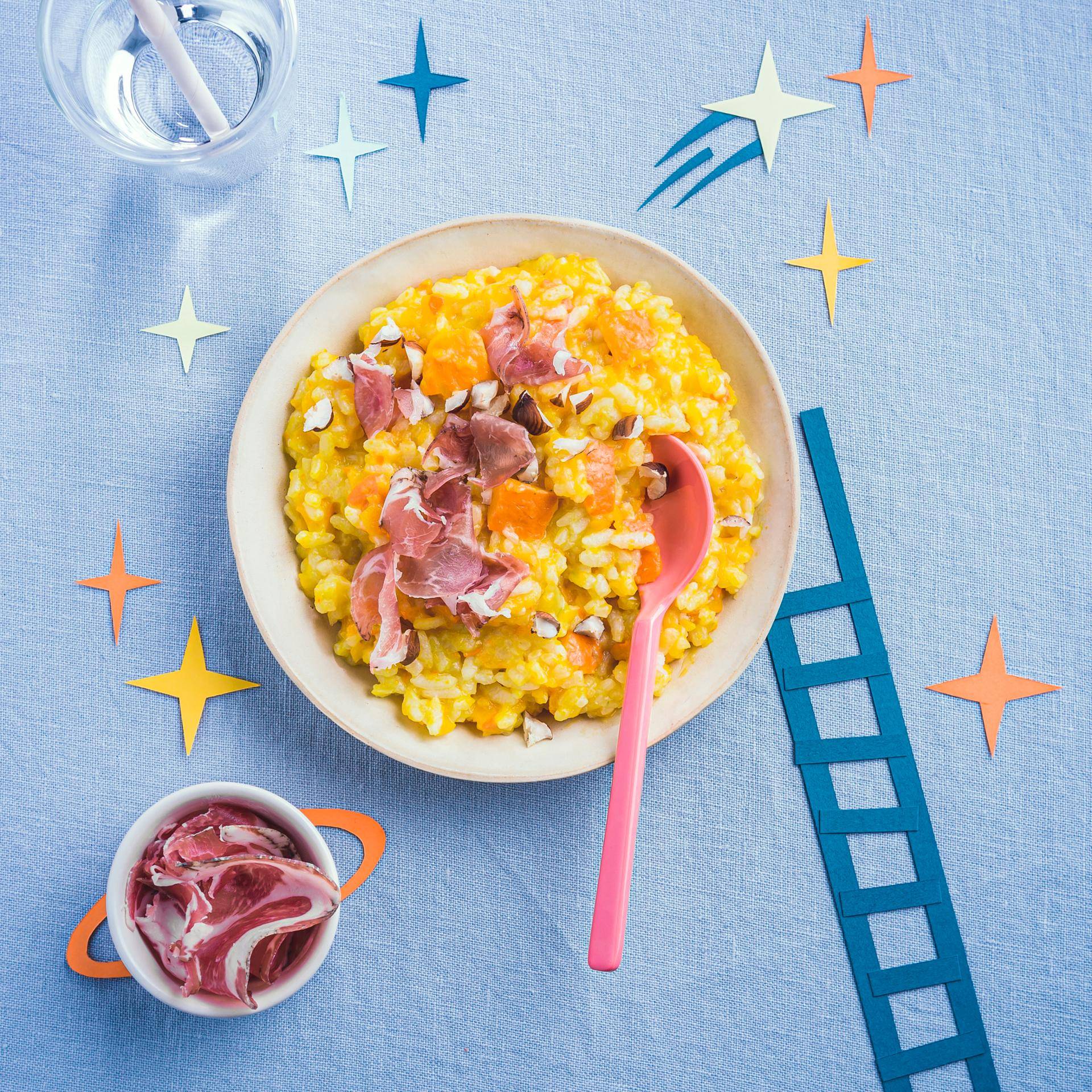 Kürbis-Risotto mit Coppa und Haselnüssen - Rezepte Prep & Cook | Krups