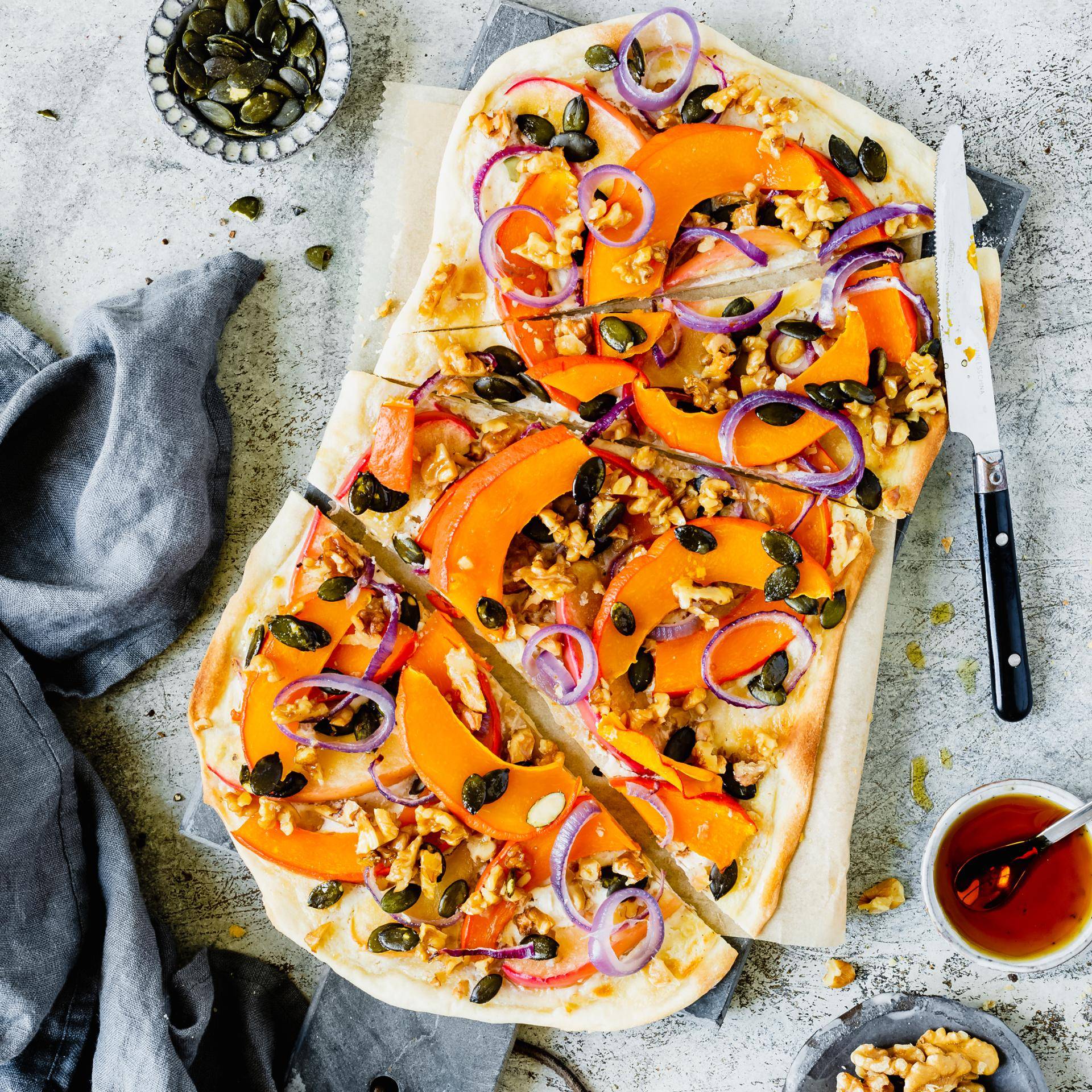 Kürbis Flammkuchen - Rezepte Prep & Cook | Krups