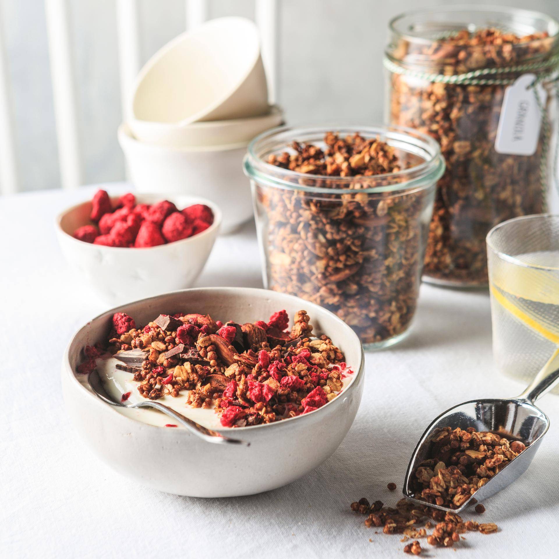 Dunkle Schokoladen-Müslimischung - Rezepte Prep & Cook | Krups