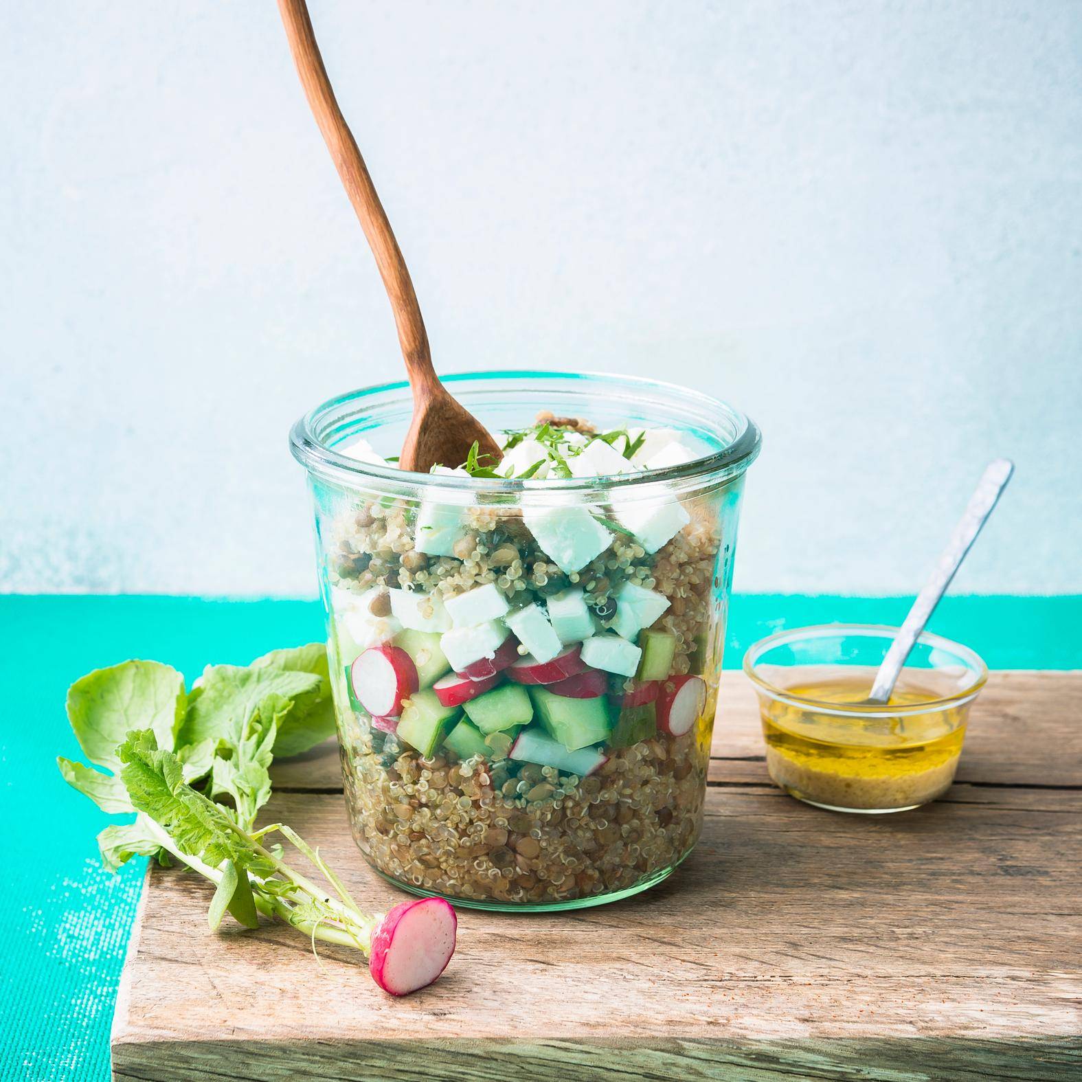 Feta-Salat-Gläschen - Rezepte Cookeo | Krups