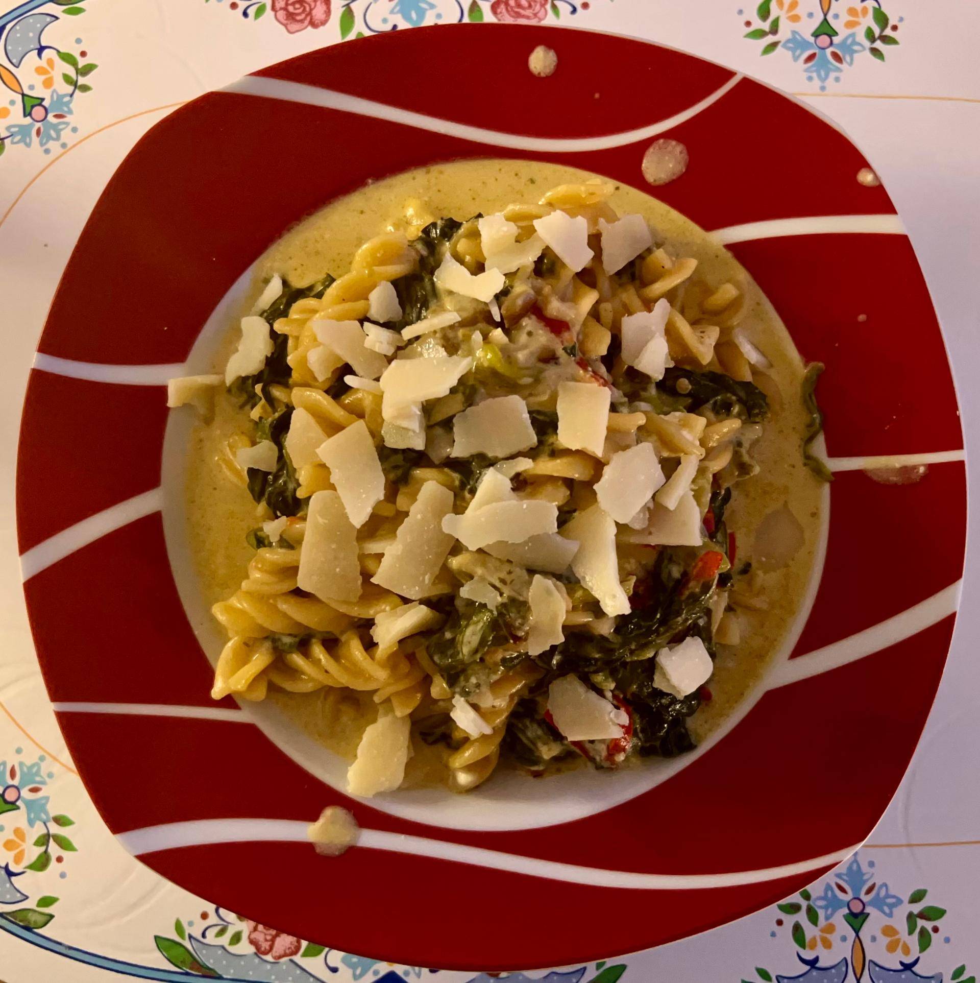 One Pot Spinat-Frischkäse-Pasta - Rezepte Cookeo V3 | Krups
