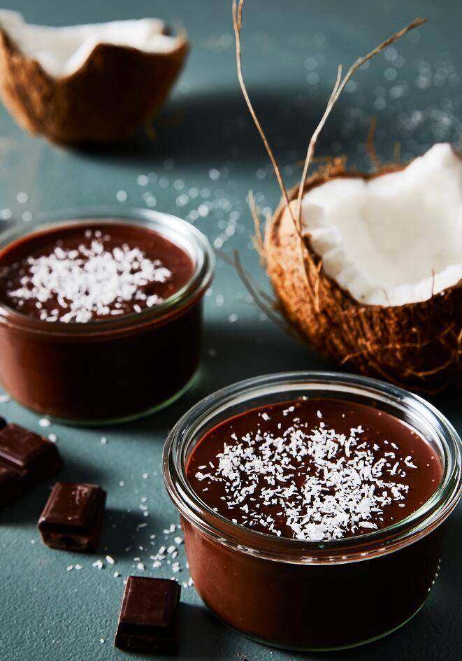 Puddingtöpfe mit Schokolade und Kokosnussmilch - Rezepte Perfectmix Cook | Krups