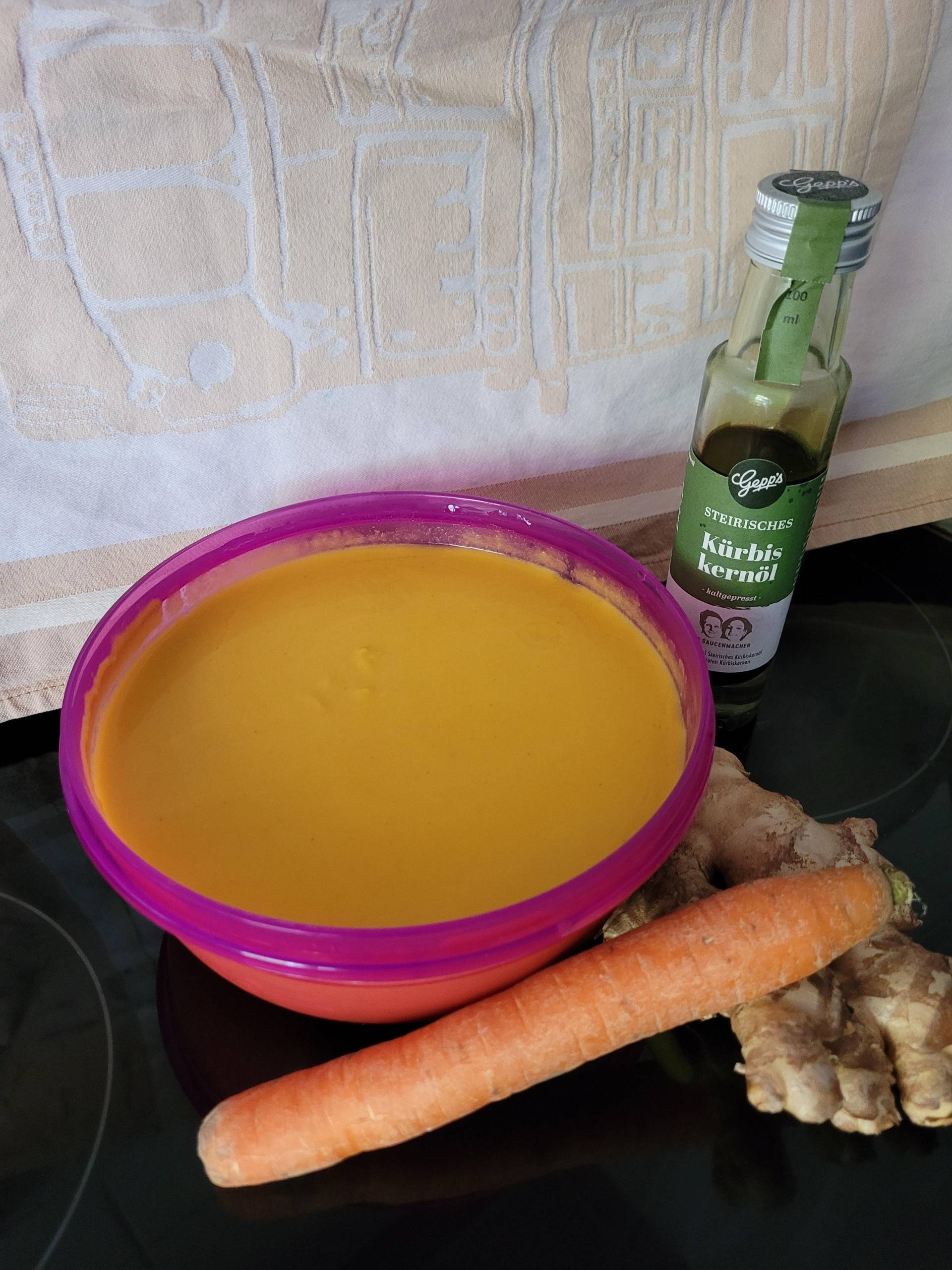 Kürbis-Karotten-Ingwer-Suppe - Rezepte Prep & Cook XL | Krups