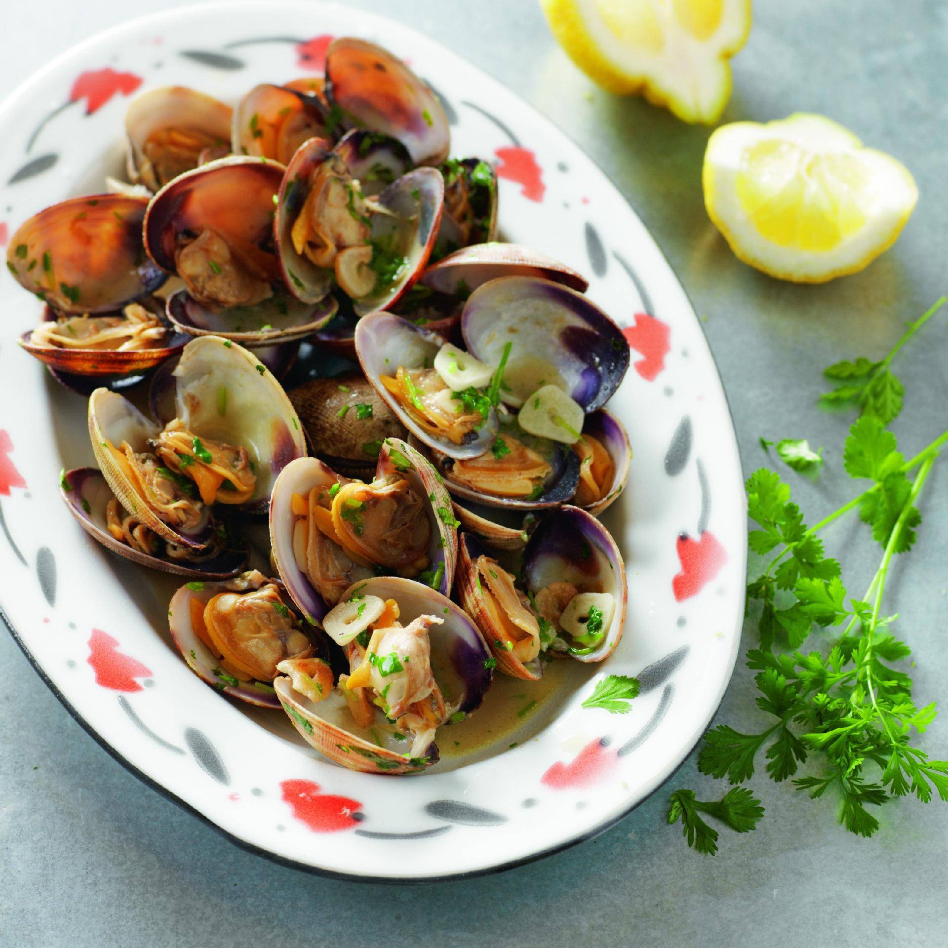 Venusmuscheln mit Zitrone - Rezepte undefined | Krups