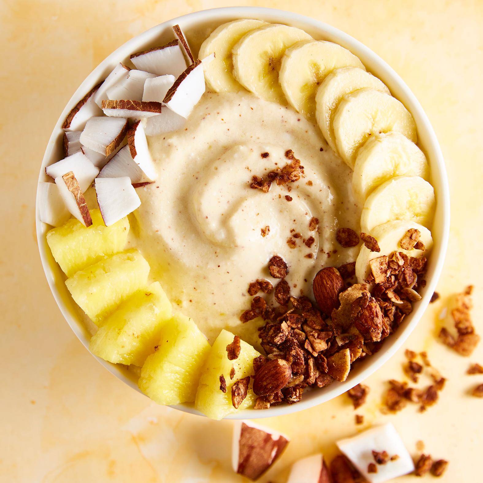 Vegane Piña Colada Smoothie-Schale - Rezepte Perfectmix + | Krups