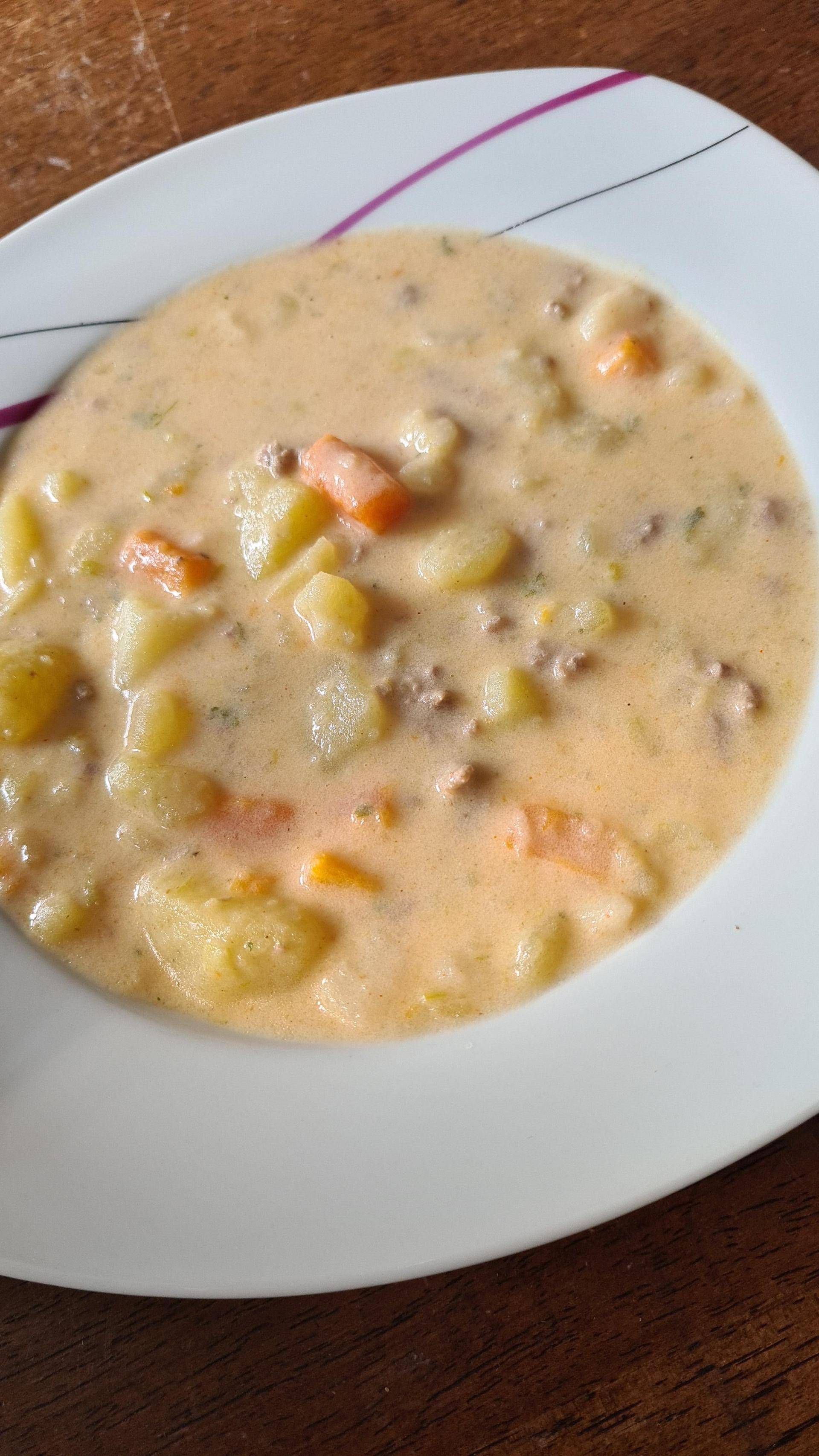 Kartoffelsuppe mit Hackfleisch - Rezepte Cookeo | Krups