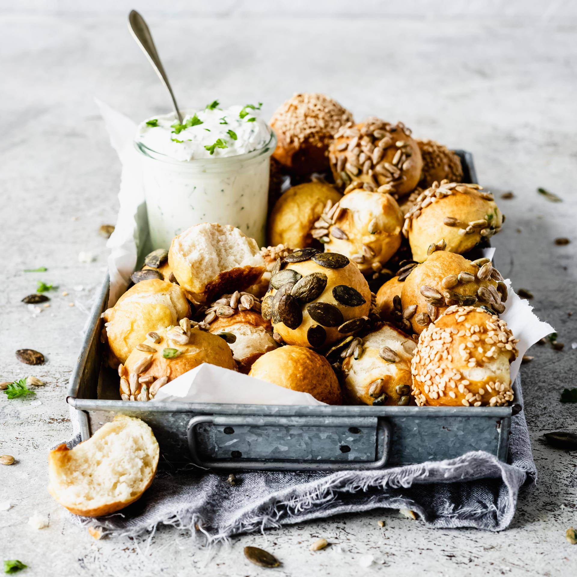 Laugenkonfekt mit Dip - Rezepte Prep & Cook | Krups