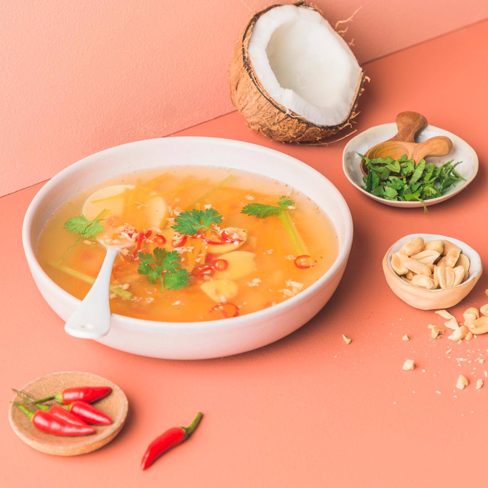 Kokosnusswasser-Suppe - Rezepte Prep & Cook | Krups