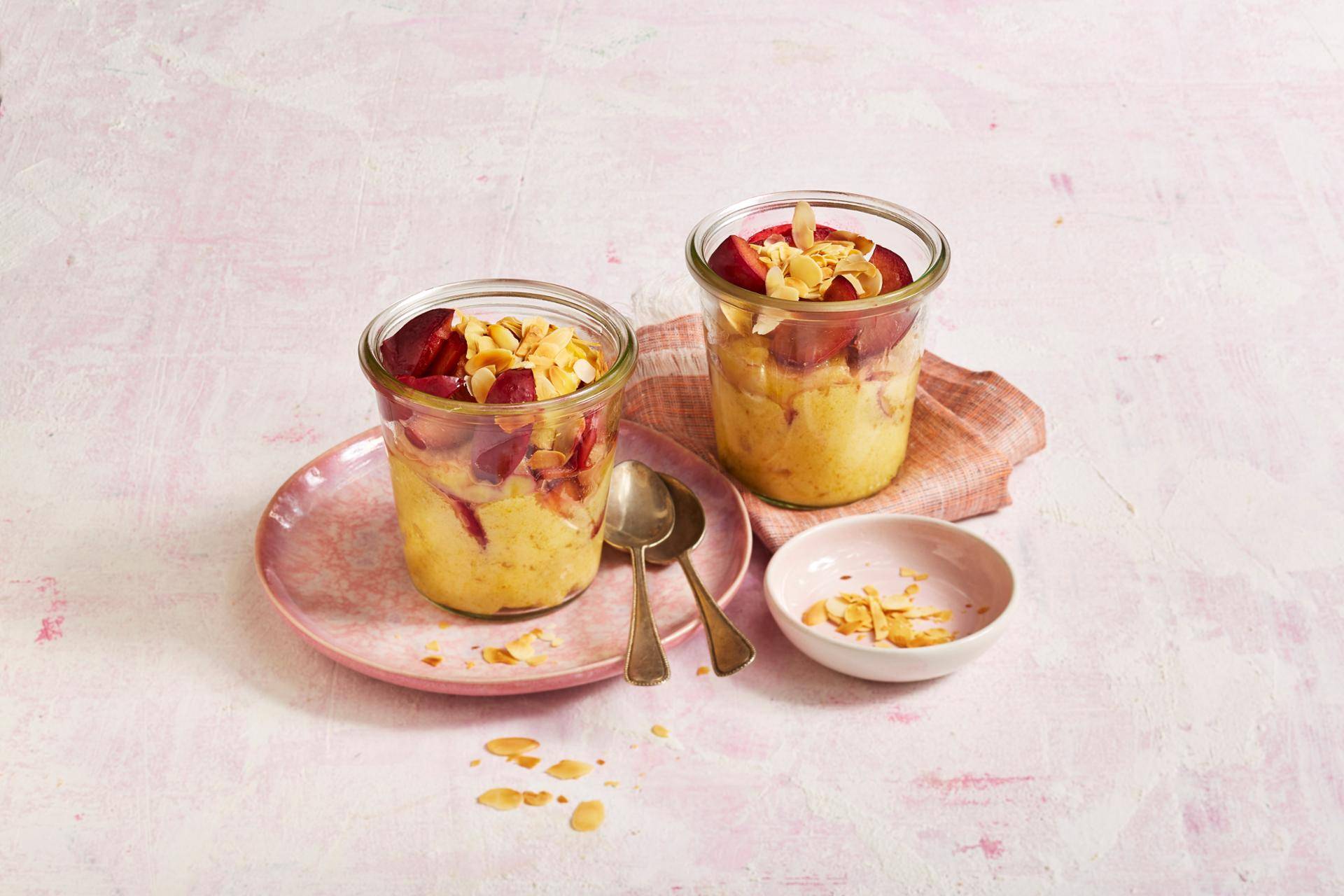 Zwetschgenkuchen im Glas - Rezepte undefined | Krups