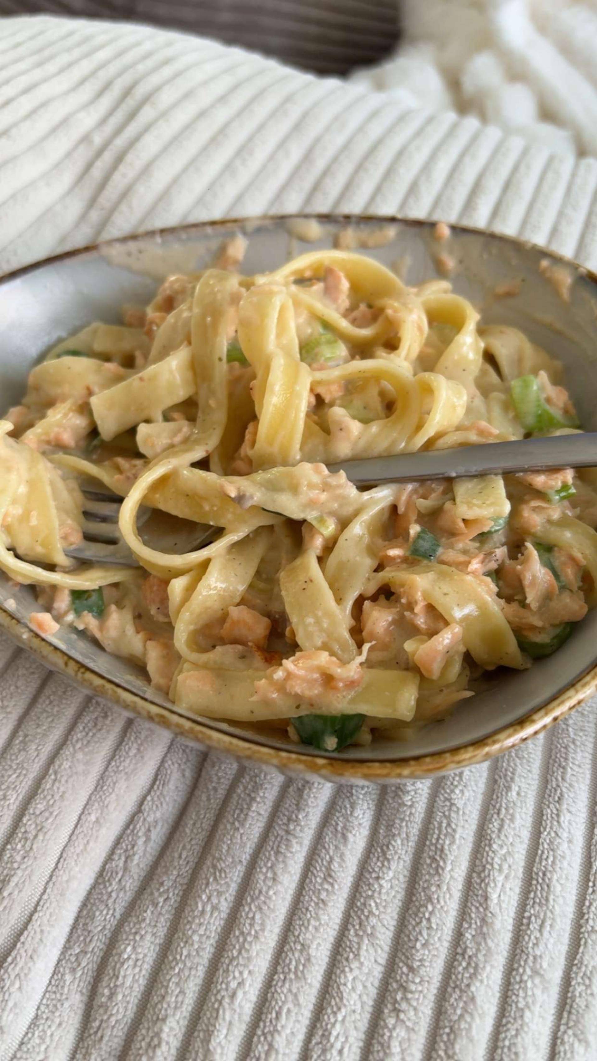 Lachs Käse Lauch Soße - Rezepte Cookeo | Krups