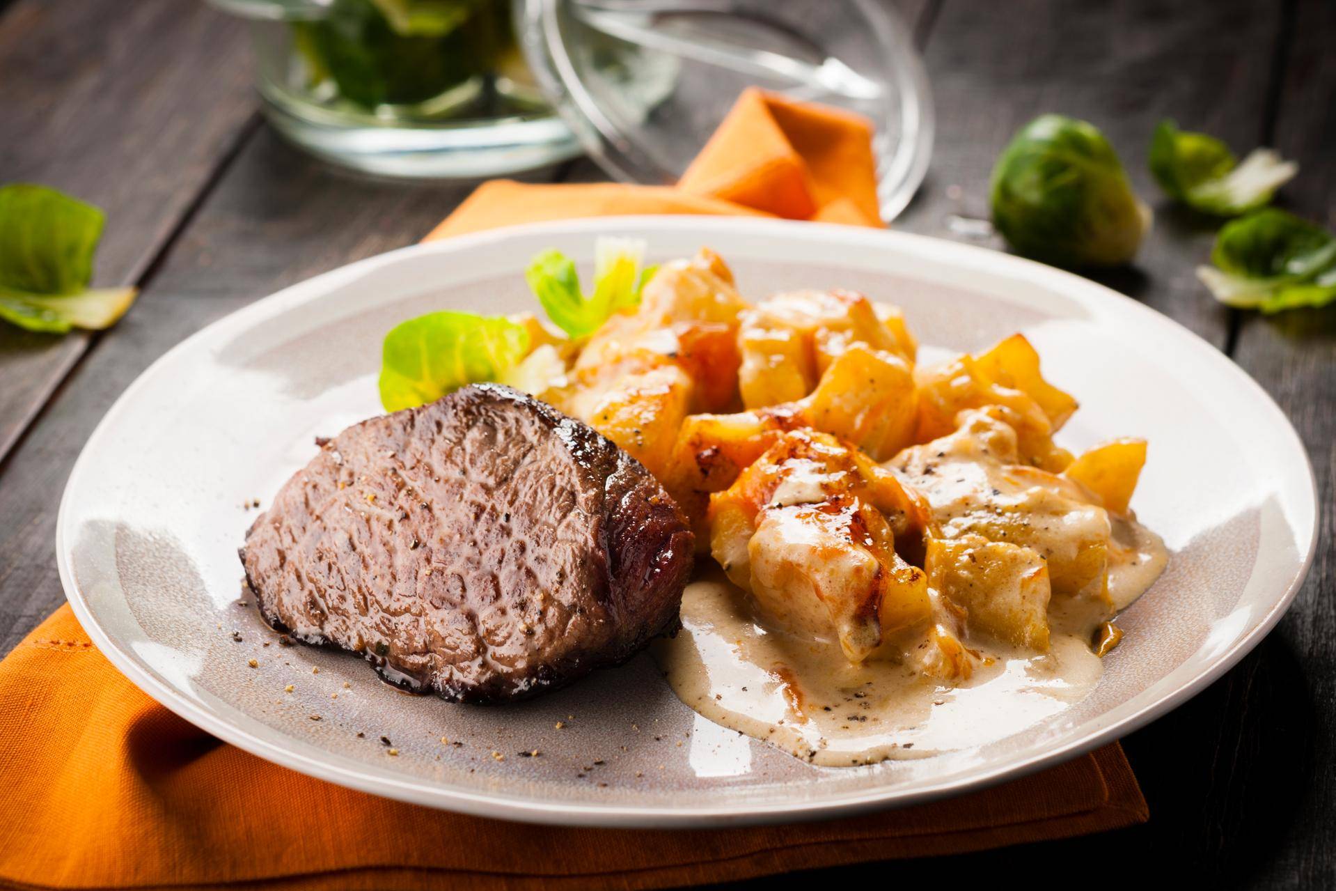 Rind mit Cheddar-Kartoffeln - Rezepte Cookeo | Krups