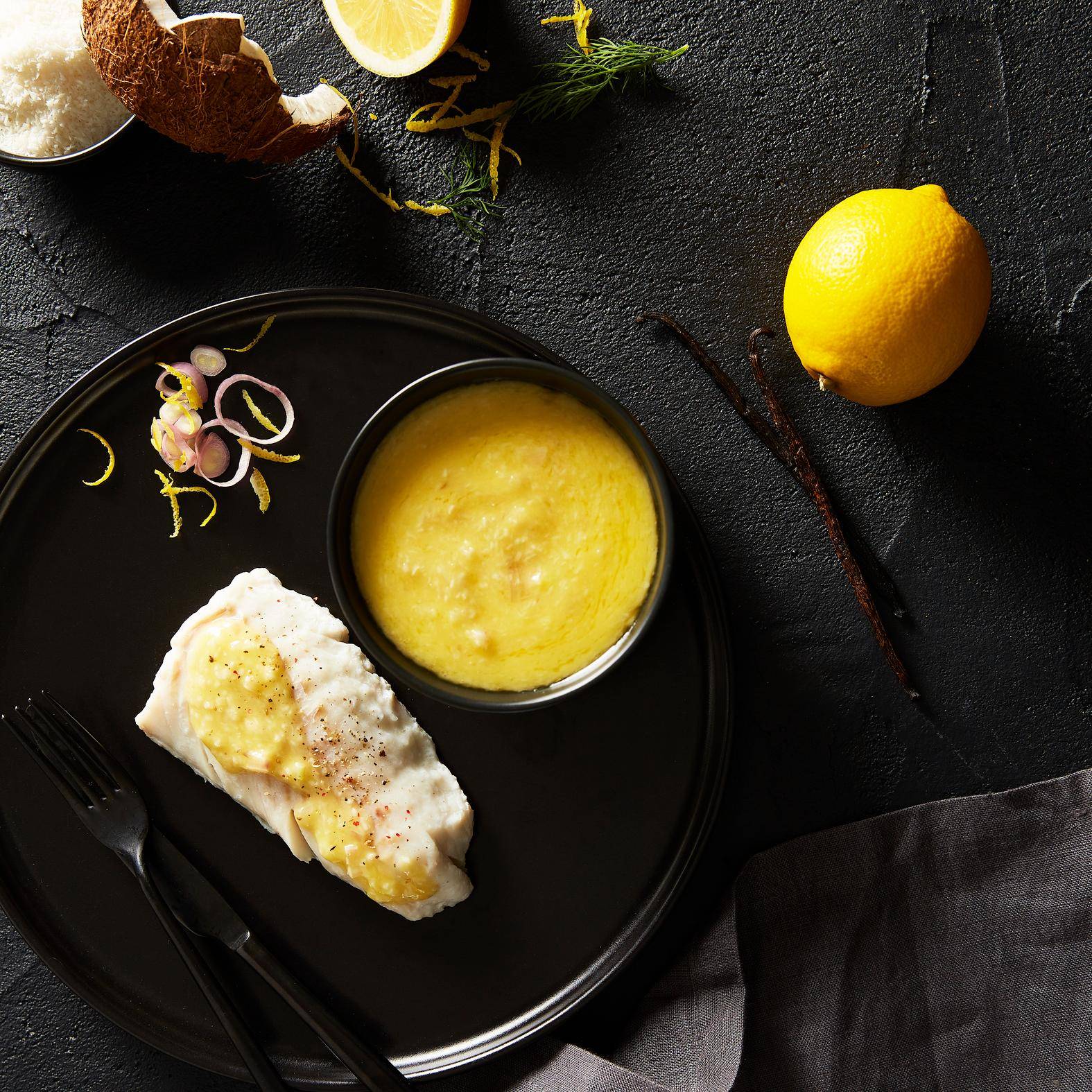 Beurre blanc mit Vanille und Kokosnuss - Rezepte Perfectmix Cook | Krups