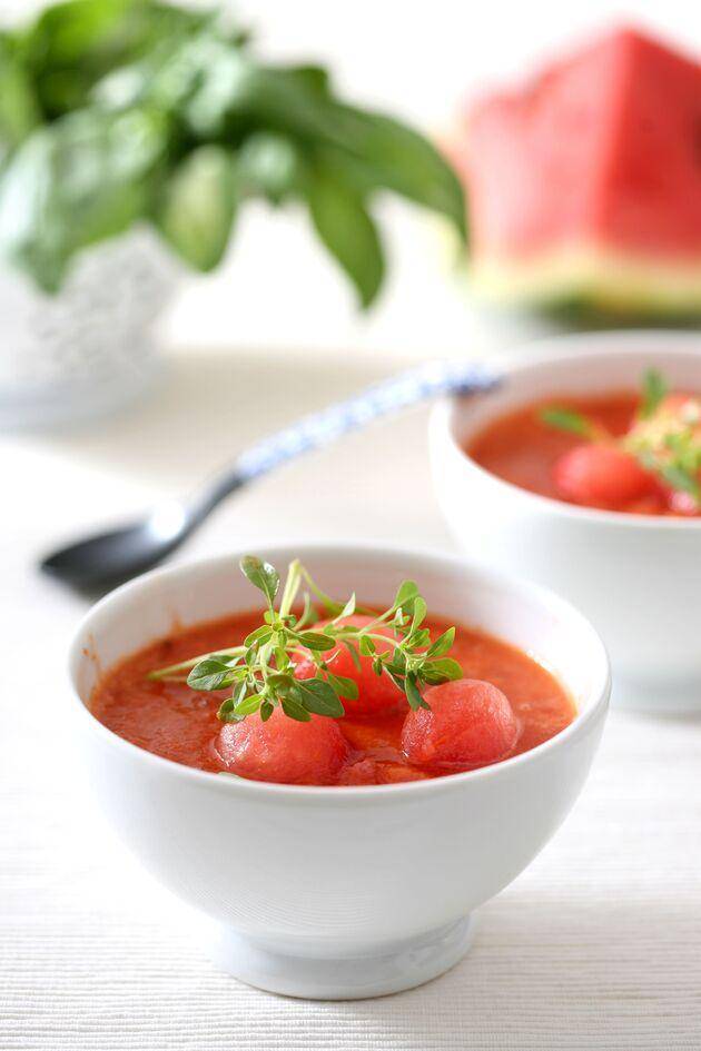 Wassermelonensuppe mit Eis - Rezepte Perfectmix + | Krups