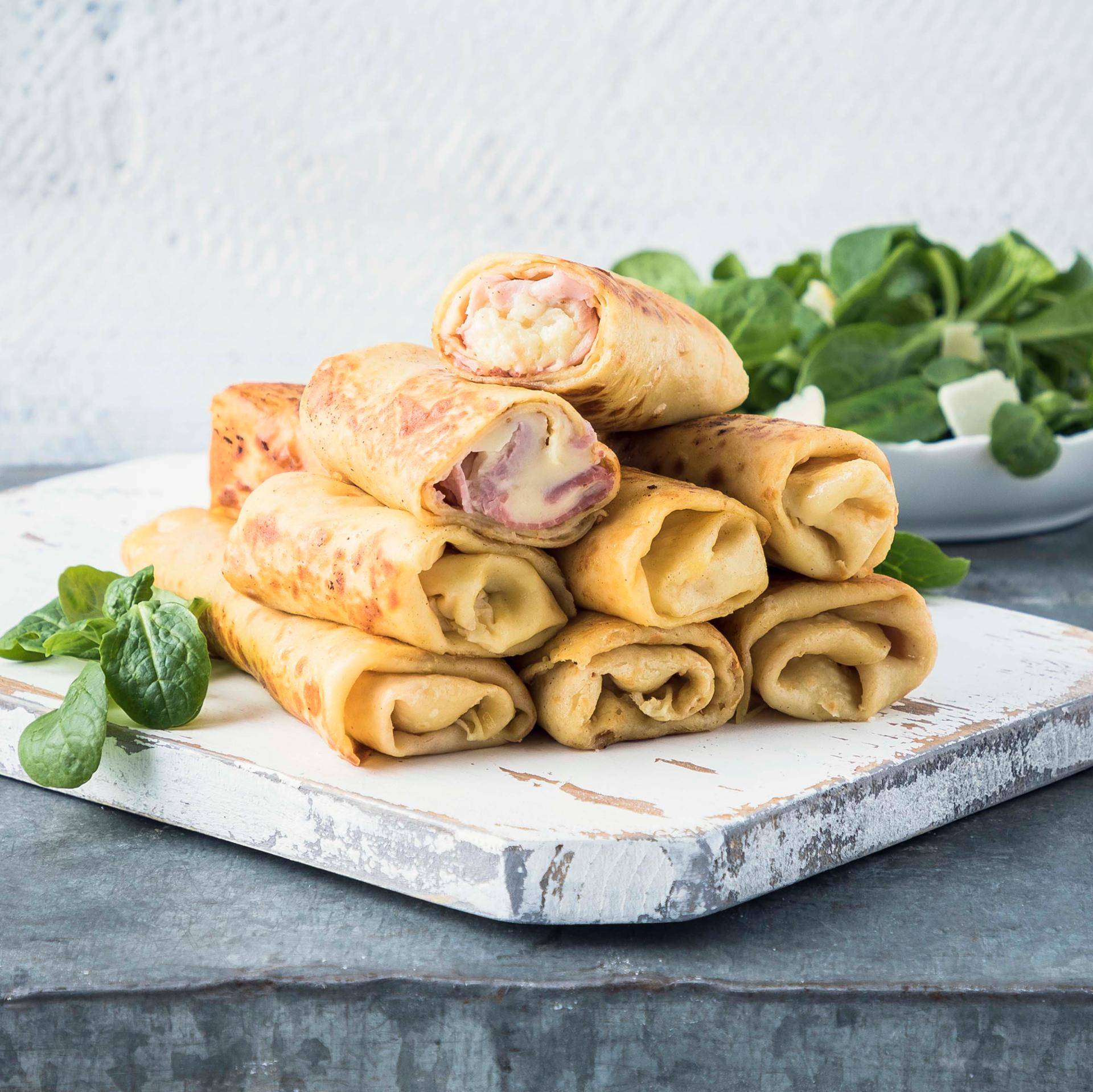 Crepes mit Schinken und Parmesan-Béchamel - Rezepte Kitchen Machines Touch/Touch + | Krups