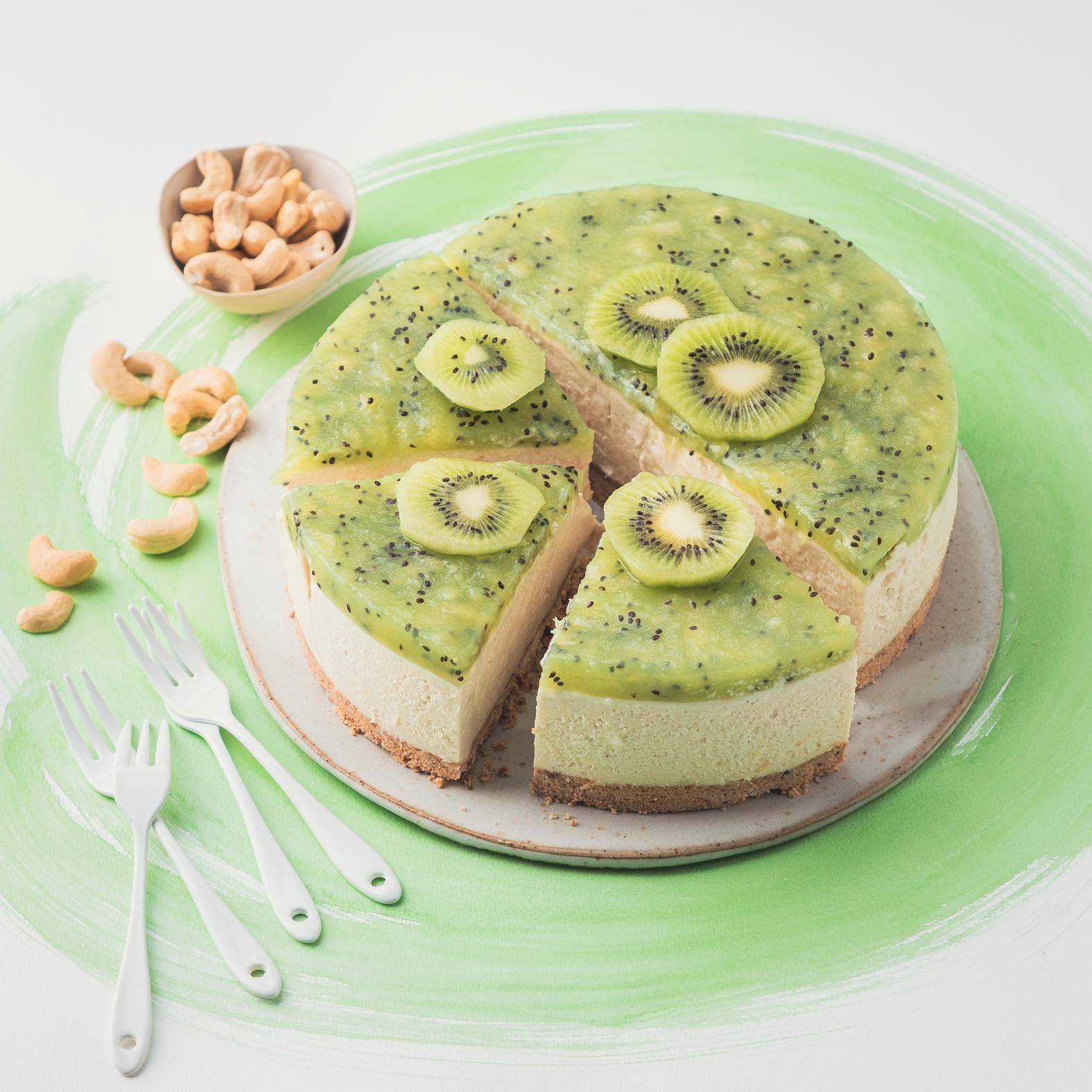Kiwi Käsekuchen - Rezepte Prep & Cook Connect XL | Krups