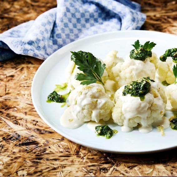 Rahm-Blumenkohl mit Zitrone und Petersilienpesto - Rezepte Prep & Cook | Krups