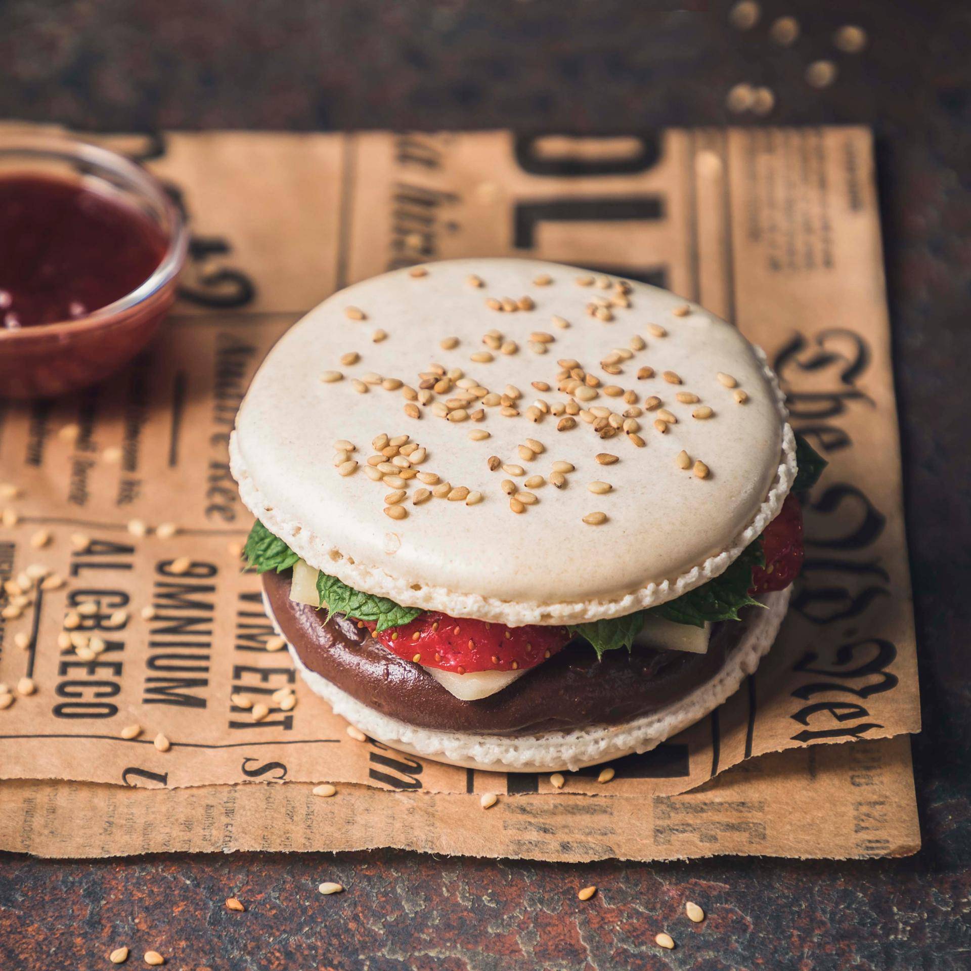 Macaron-Burger - Rezepte Prep & Cook | Krups