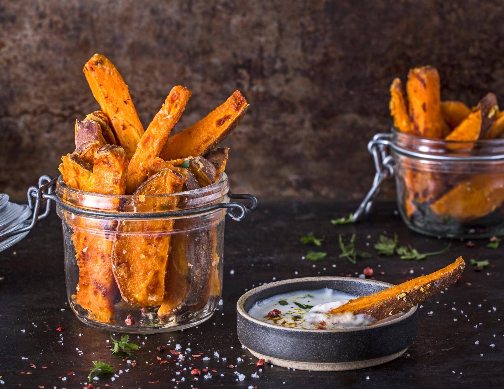 Frites de patates douces - Rezepte Actifry Genius XL | Krups