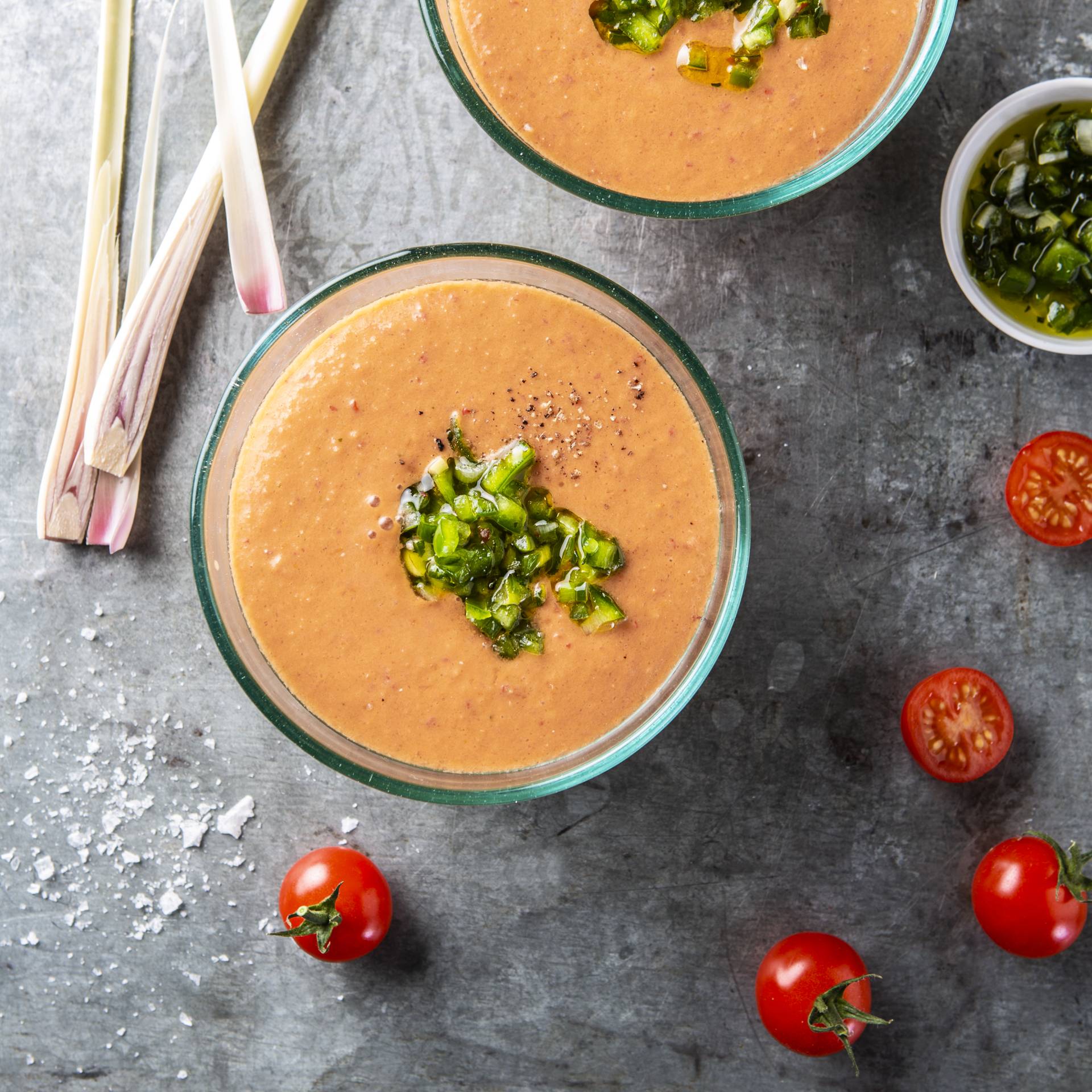 Tomaten-Gazpacho mit Zitronengras - Rezepte undefined | Krups