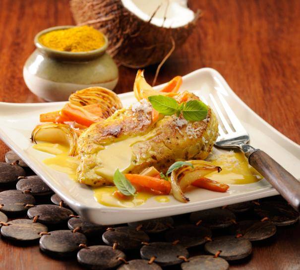 Kokoscurry mit Geflügelfilet - Rezepte Prep & Cook Connect XL | Krups