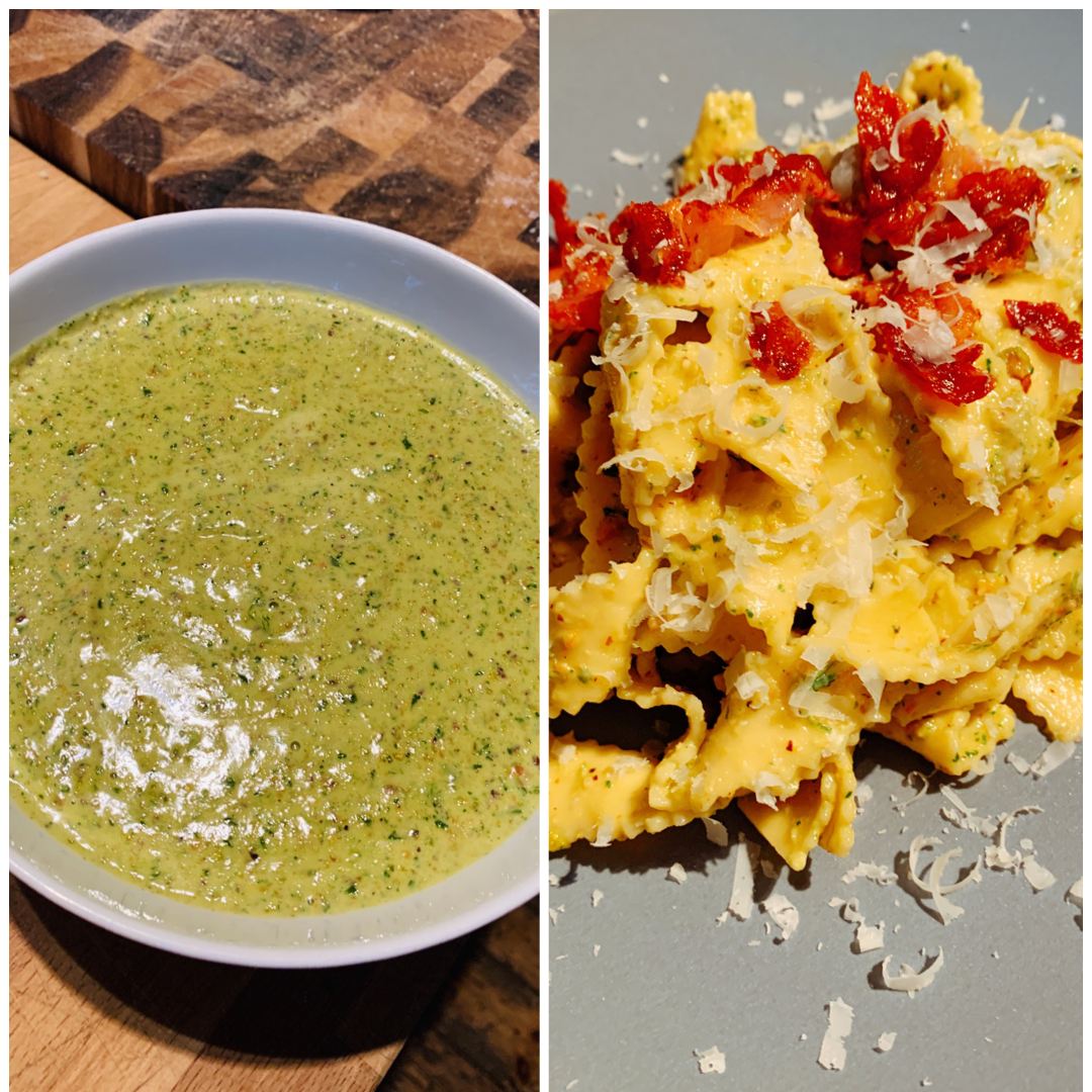 Nudeln mit cremiger Pistazien-Pesto - Rezepte Prep & Cook | Krups