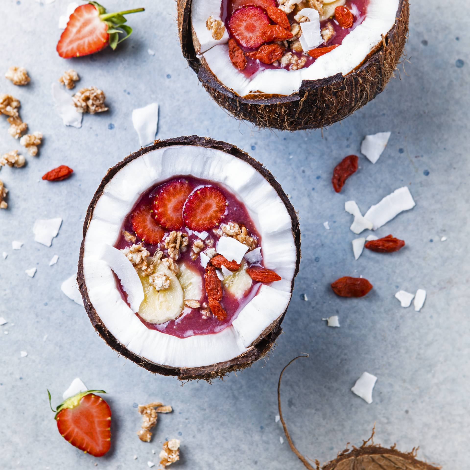 Açaï-Bowl mit Kokosnuss und Goji-Beeren - Rezepte undefined | Krups