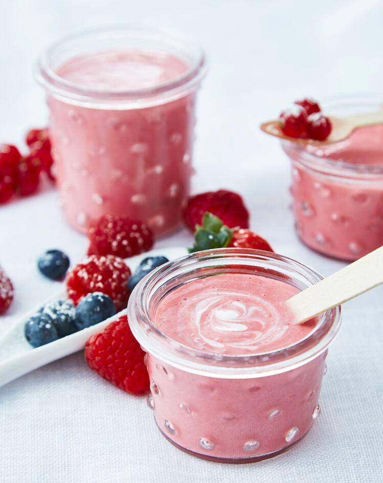 Gefrorener Joghurt mit roten Beeren - Rezepte Perfectmix + | Krups