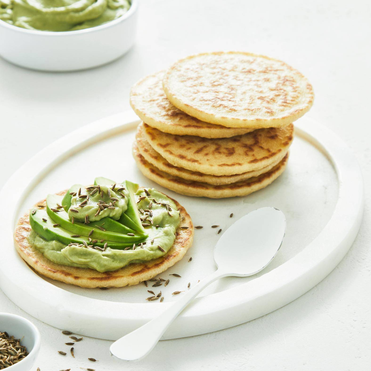Glutenfreie Avocado-Pfannkuchen - Rezepte Perfectmix + | Krups