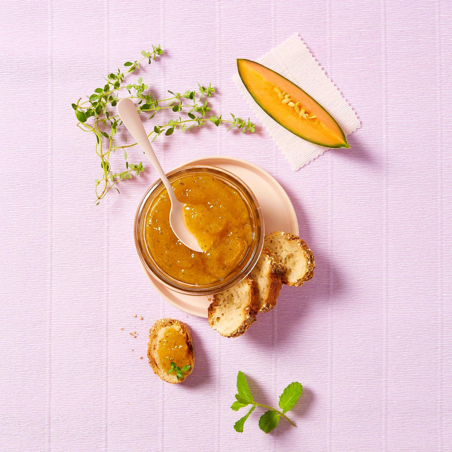Melonenmarmelade mit Thymian, Zitrone und Minze - Rezepte Perfectmix Cook | Krups