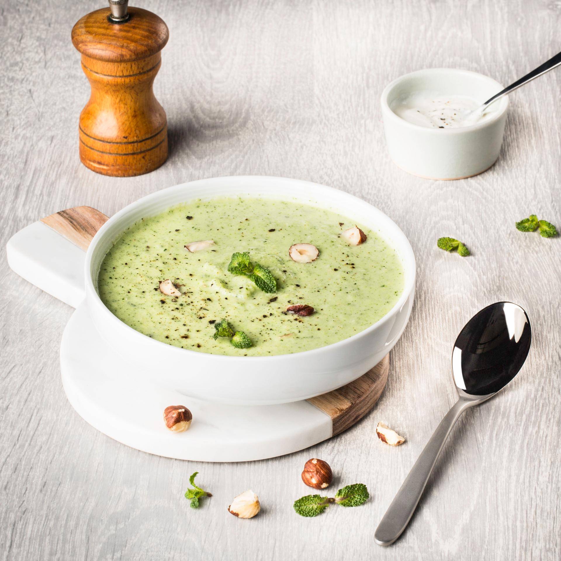 Zucchinicremesuppe mit Kiri - Rezepte undefined | Krups