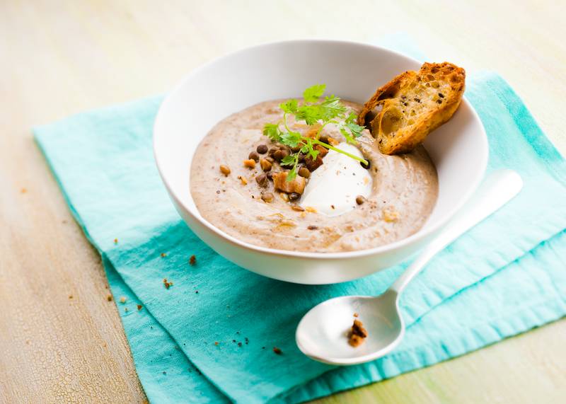 Lauchsuppe mit Champignons - Rezepte undefined | Krups