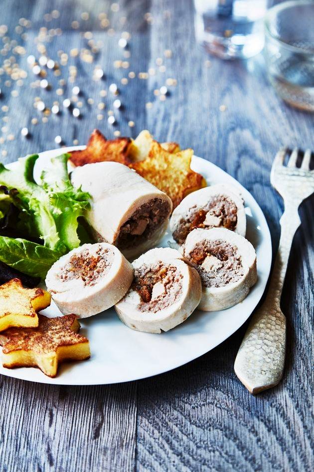 Hähnchen, Foie Gras und Feigenrolle - Rezepte Perfectmix Cook | Krups
