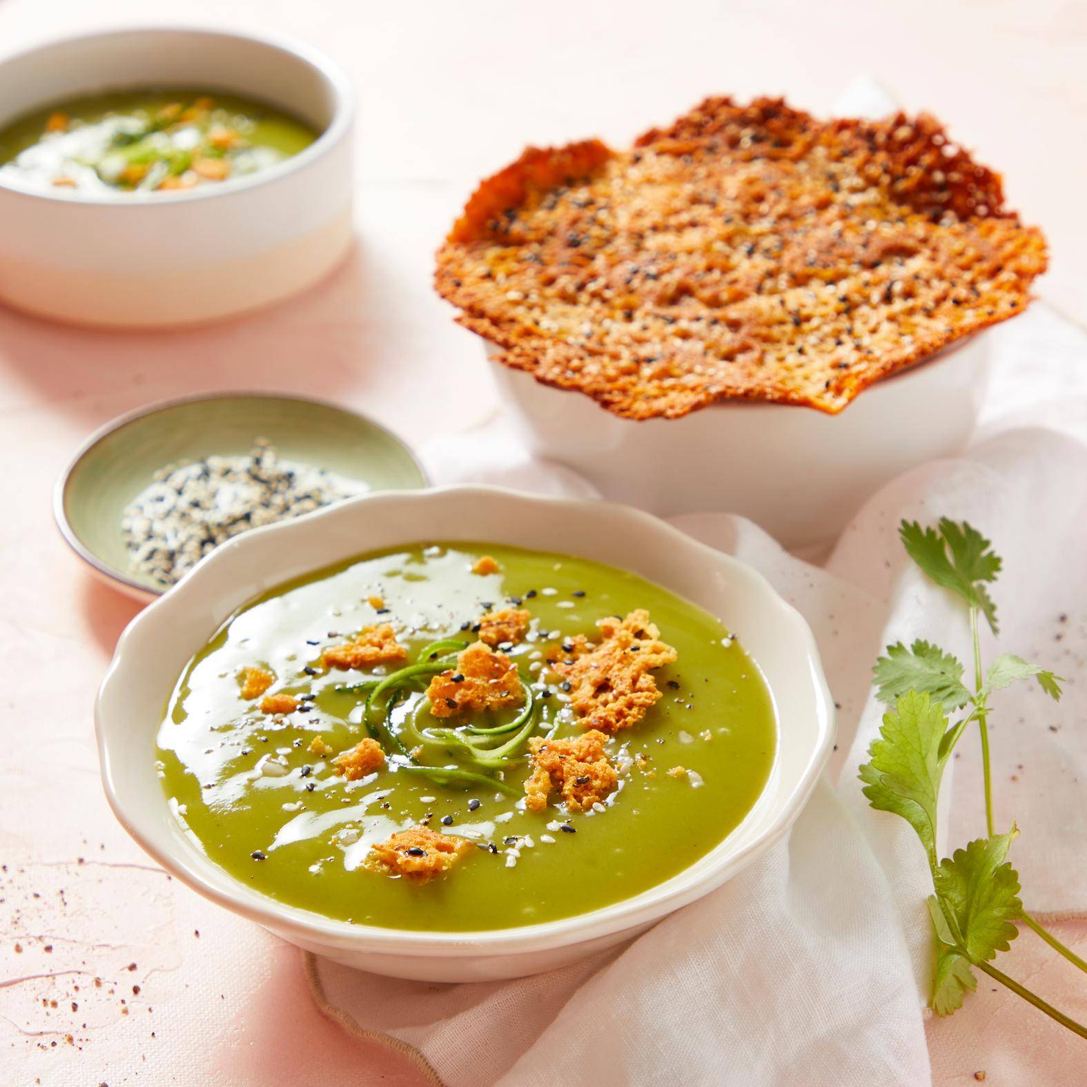 Zucchinicremesuppe mit Käsespätzle - Rezepte Perfectmix Cook | Krups