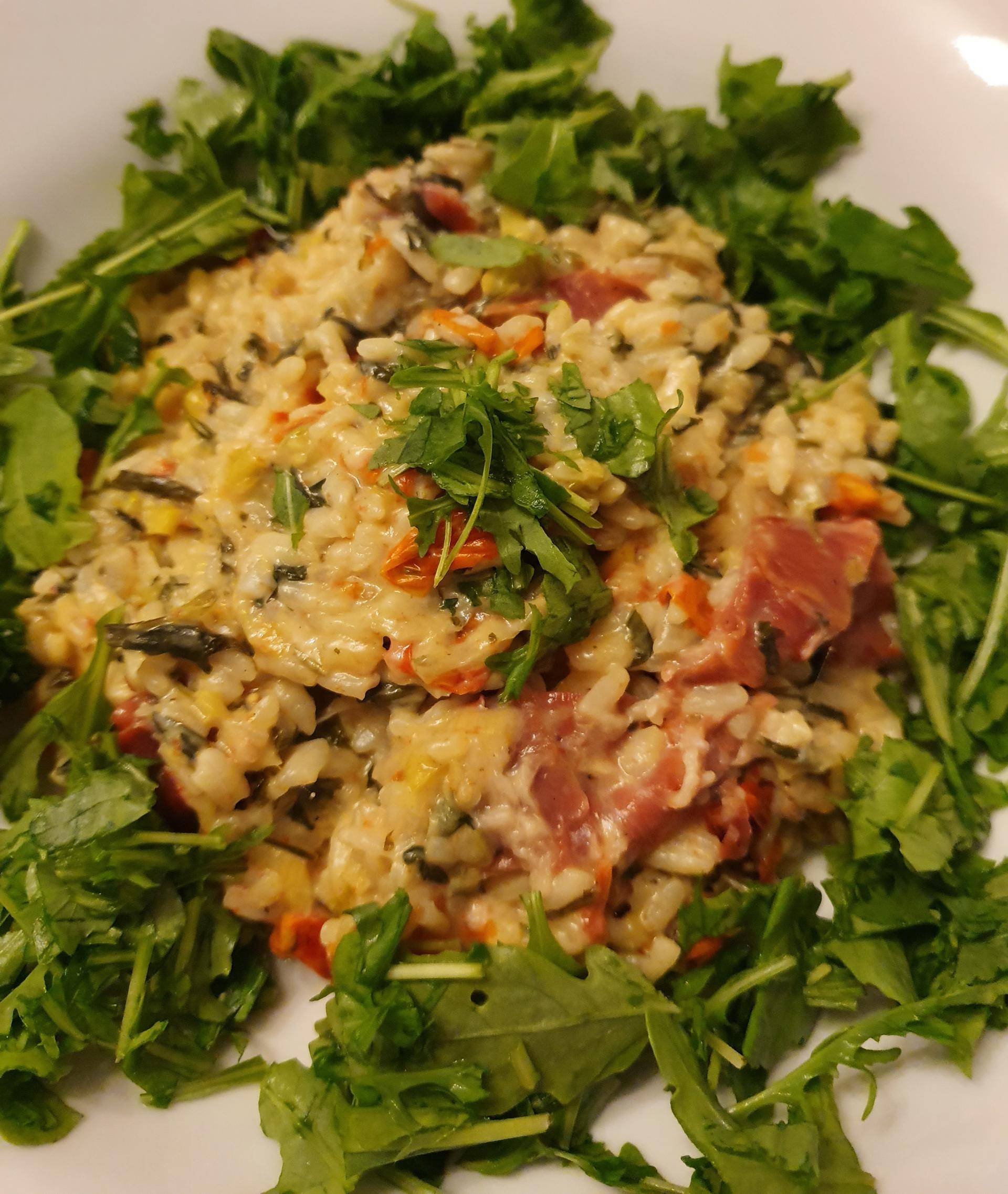 Rucola Risotto mit Parmaschinken - Rezepte Cookeo | Krups