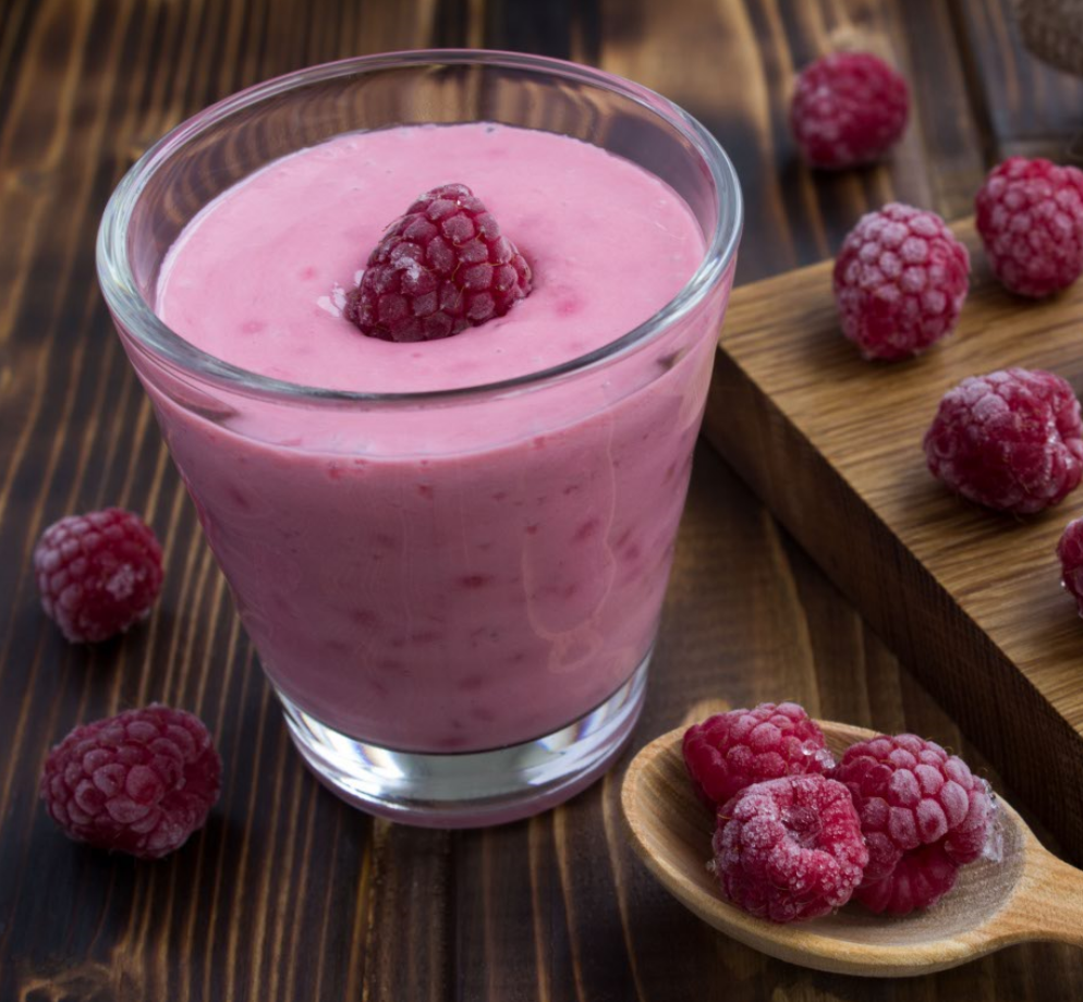 Gefrorener Joghurt mit Himbeeren - Rezepte Kitchen Coach | Krups
