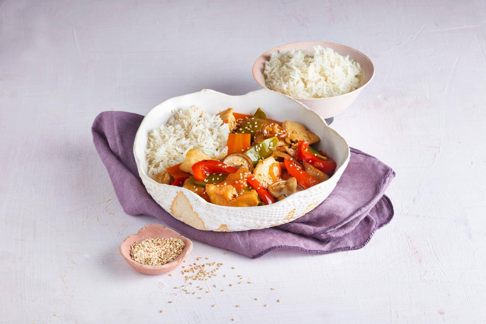 Teriyaki-Hühnchen mit Gemüse - Rezepte Cookeo | Krups