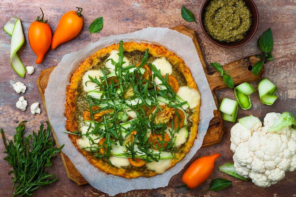 Pizza mit Blumenkohlkruste - Rezepte Perfectmix + | Krups