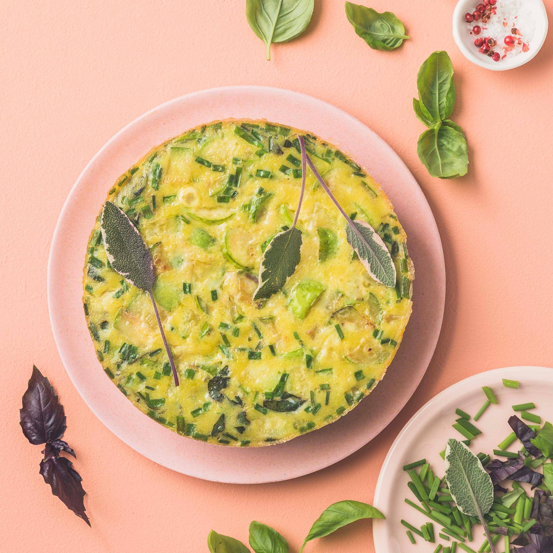 Gedünstete grüne Fritatta - Rezepte Cookeo | Krups