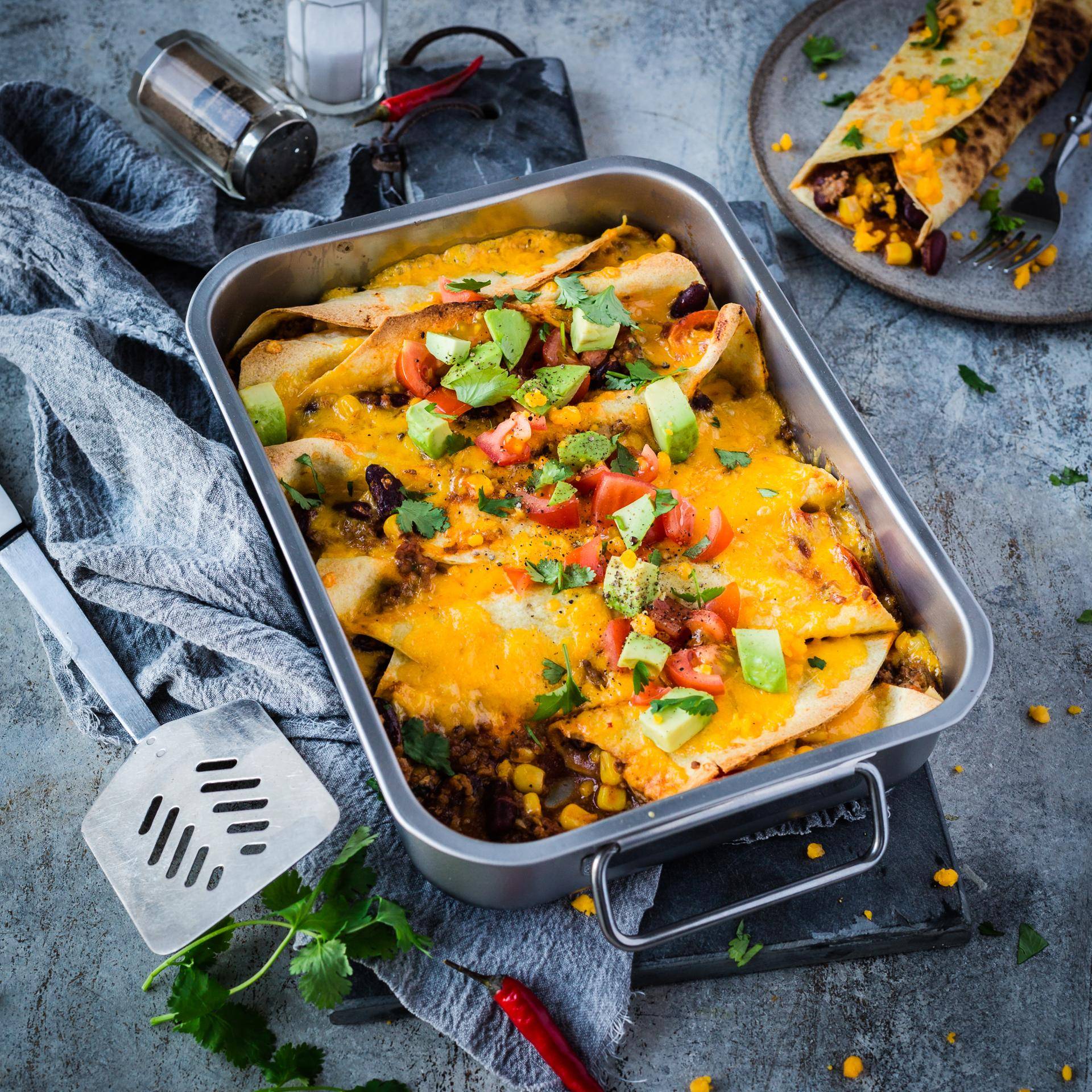 Enchiladas mit Hackfleisch und Tomaten - Rezepte Prep & Cook | Krups