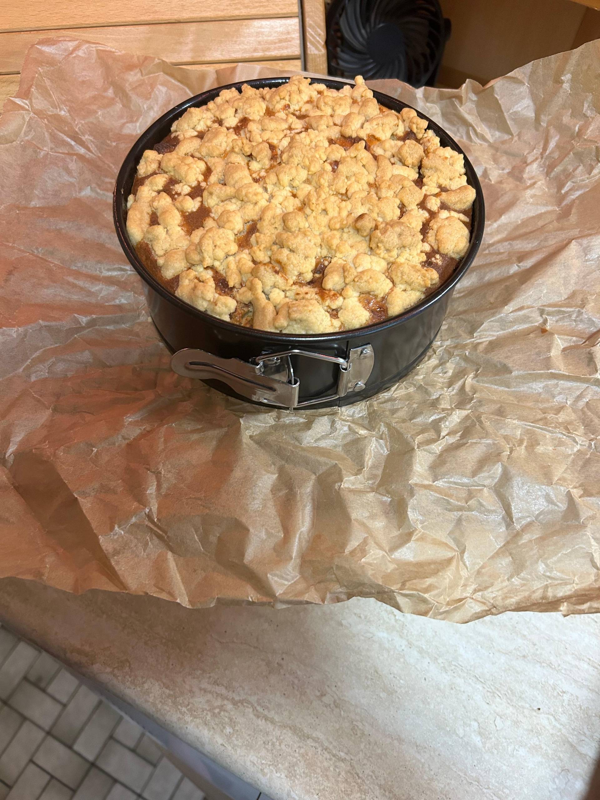 Apfelkuchen mit Schmand und Streusel - Rezepte Cookeo V3 | Krups