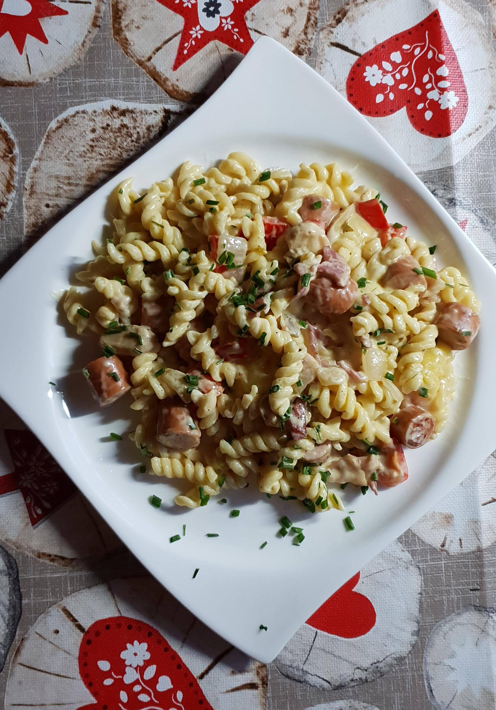 Pasta mit Cheddar Bacon Allerlei - Rezepte Cookeo | Krups