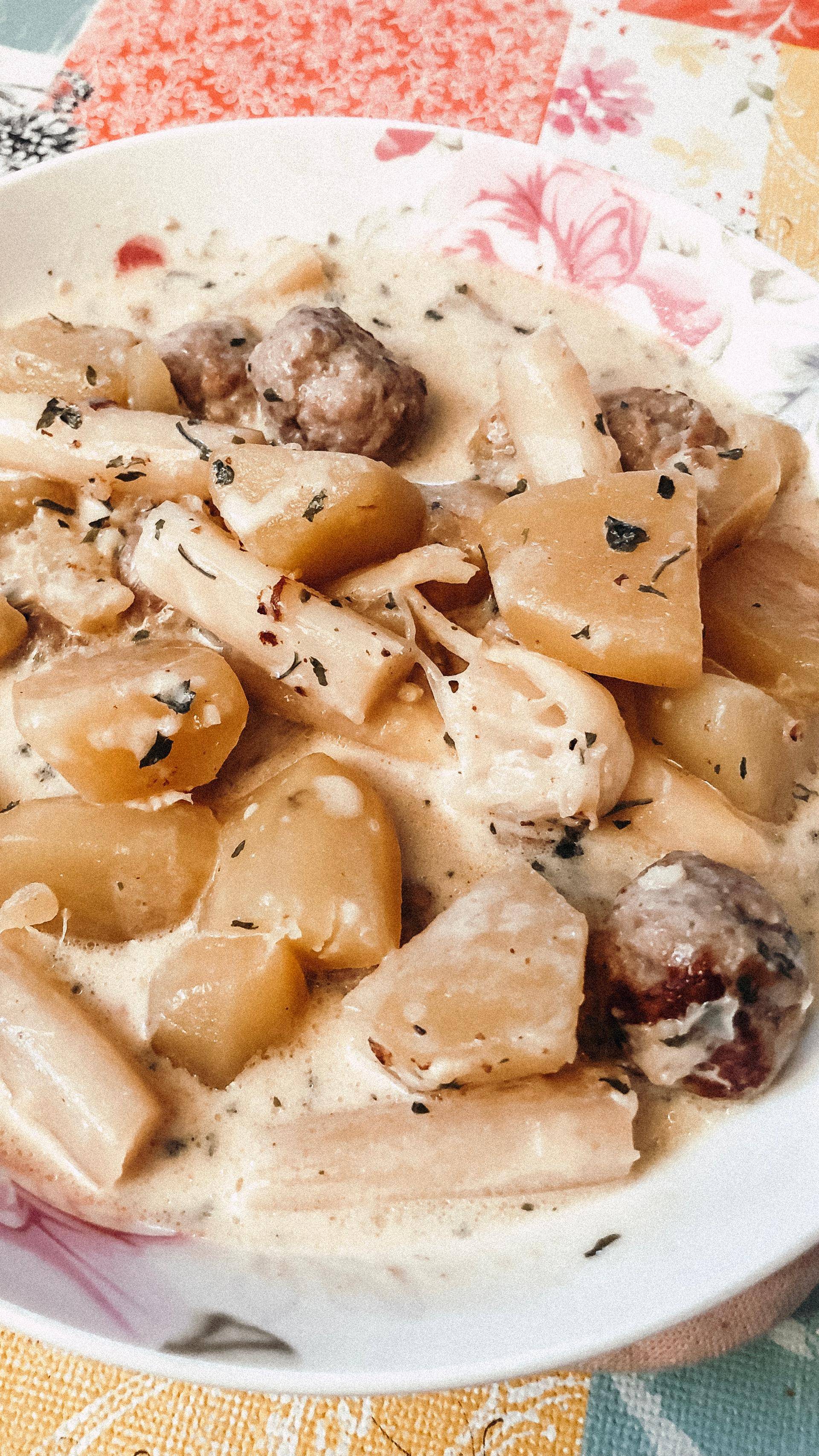 Putenbällchen im Spargelrahm - Rezepte Cookeo | Krups