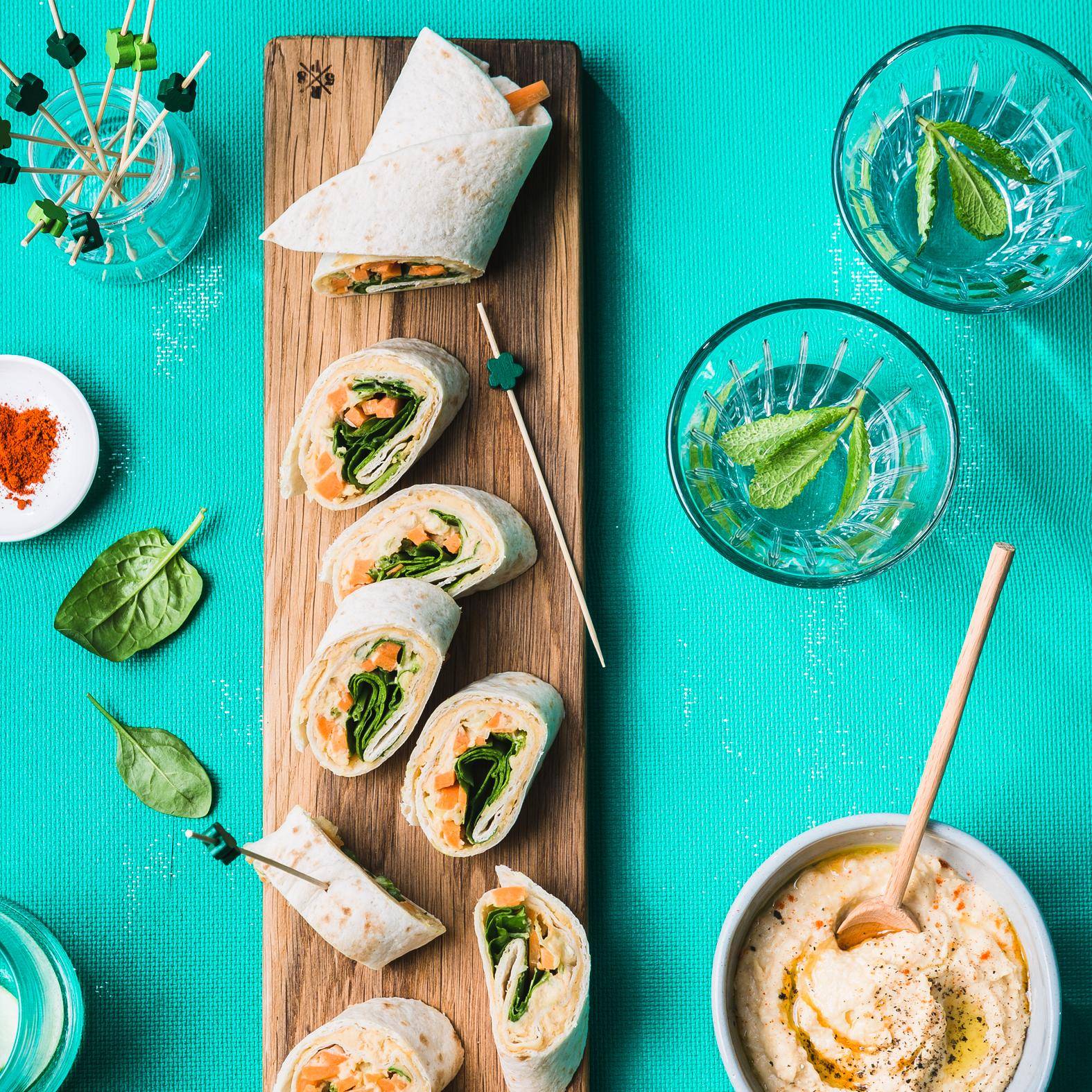 Kichererbsen-Wraps - Rezepte Cookeo | Krups