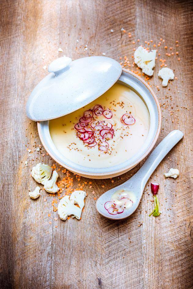 Blumenkohlcremesuppe mit roten Linsen - Rezepte Perfectmix Cook | Krups
