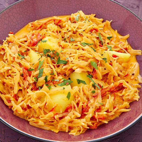 Feuriges Weißkraut mit Kartoffeln - Rezepte Prep & Cook | Krups
