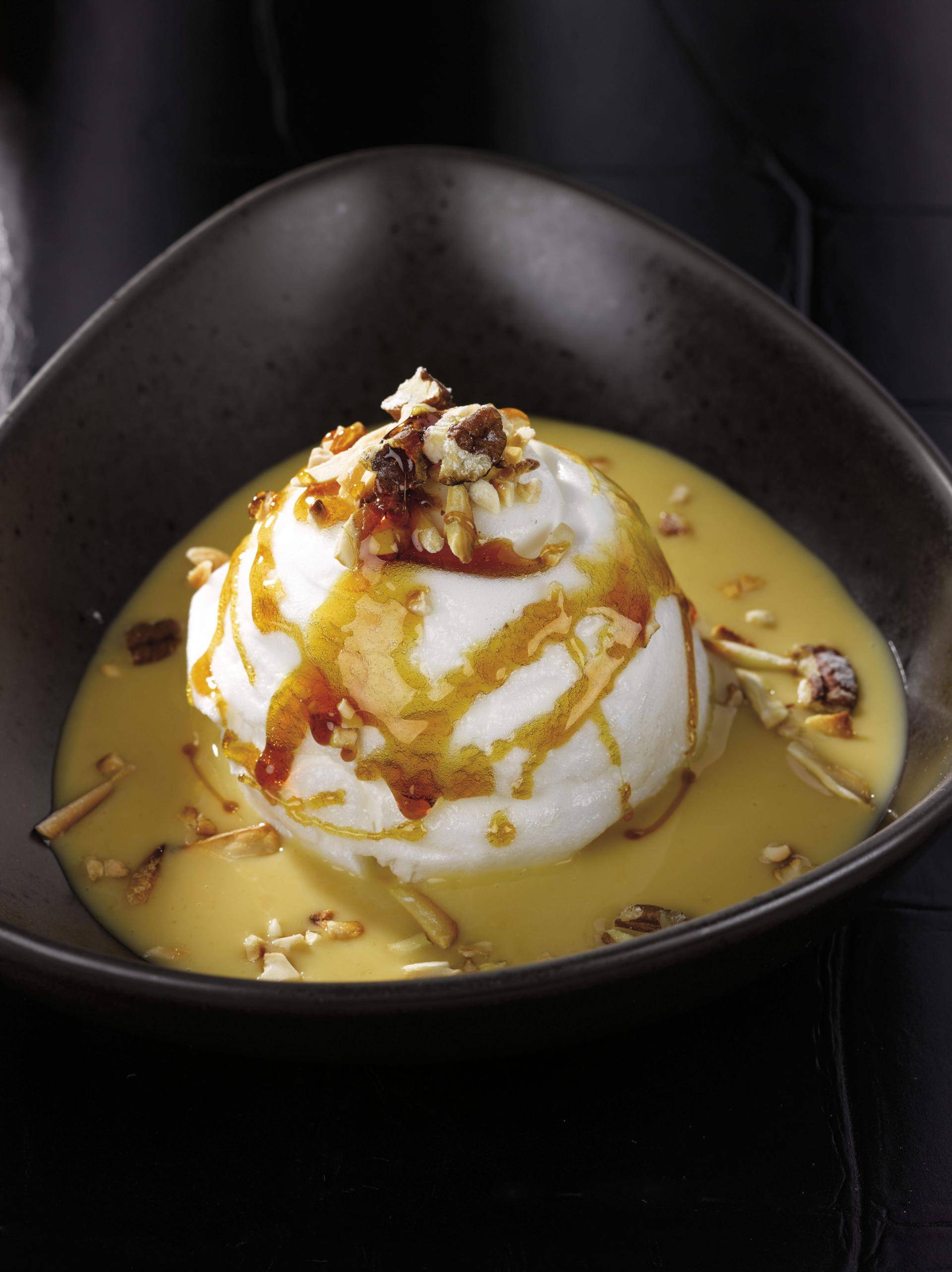 Schwimmende Inseln mit Kaffee-Strudel - Rezepte undefined | Krups