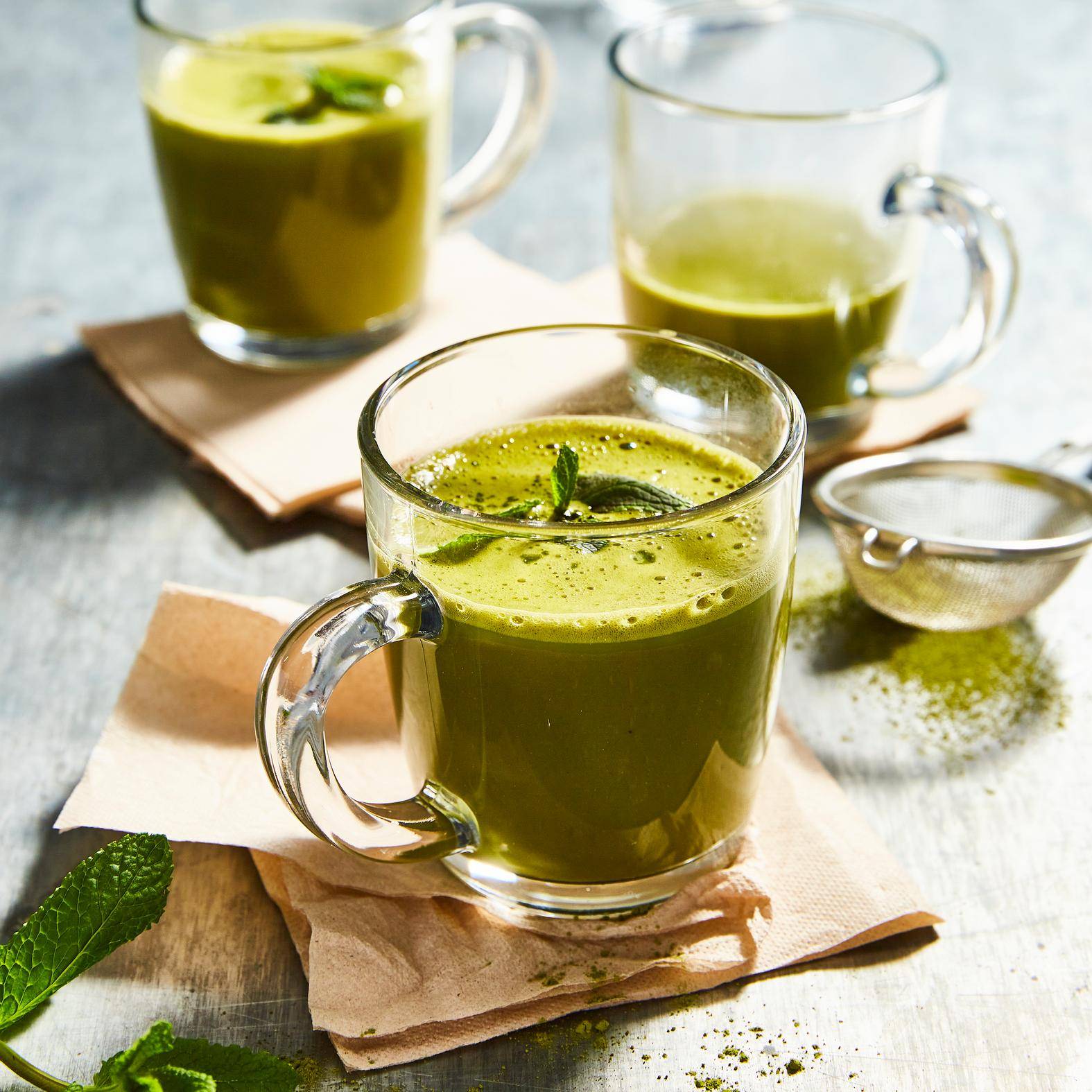 Matcha-Minz-Latte - Rezepte Perfectmix Cook | Krups