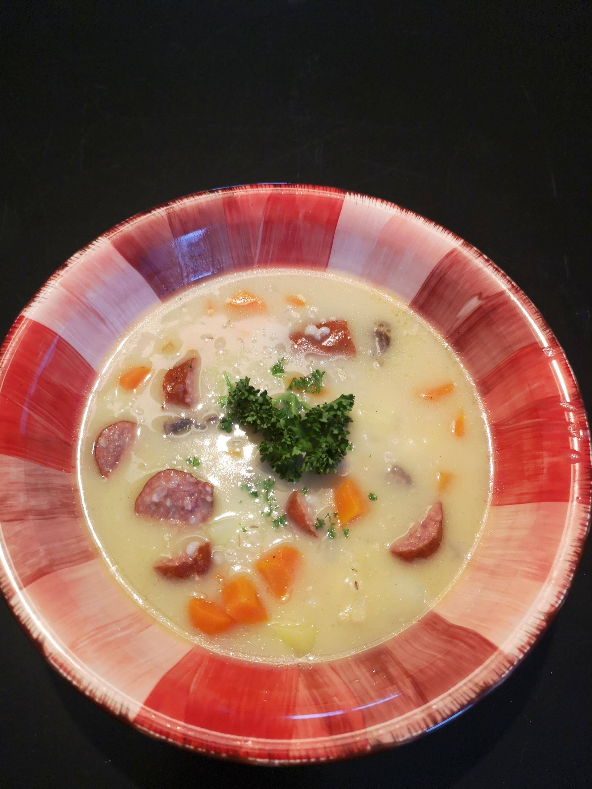 Herbstliche Graupensuppe - Rezepte Prep & Cook Connect | Krups