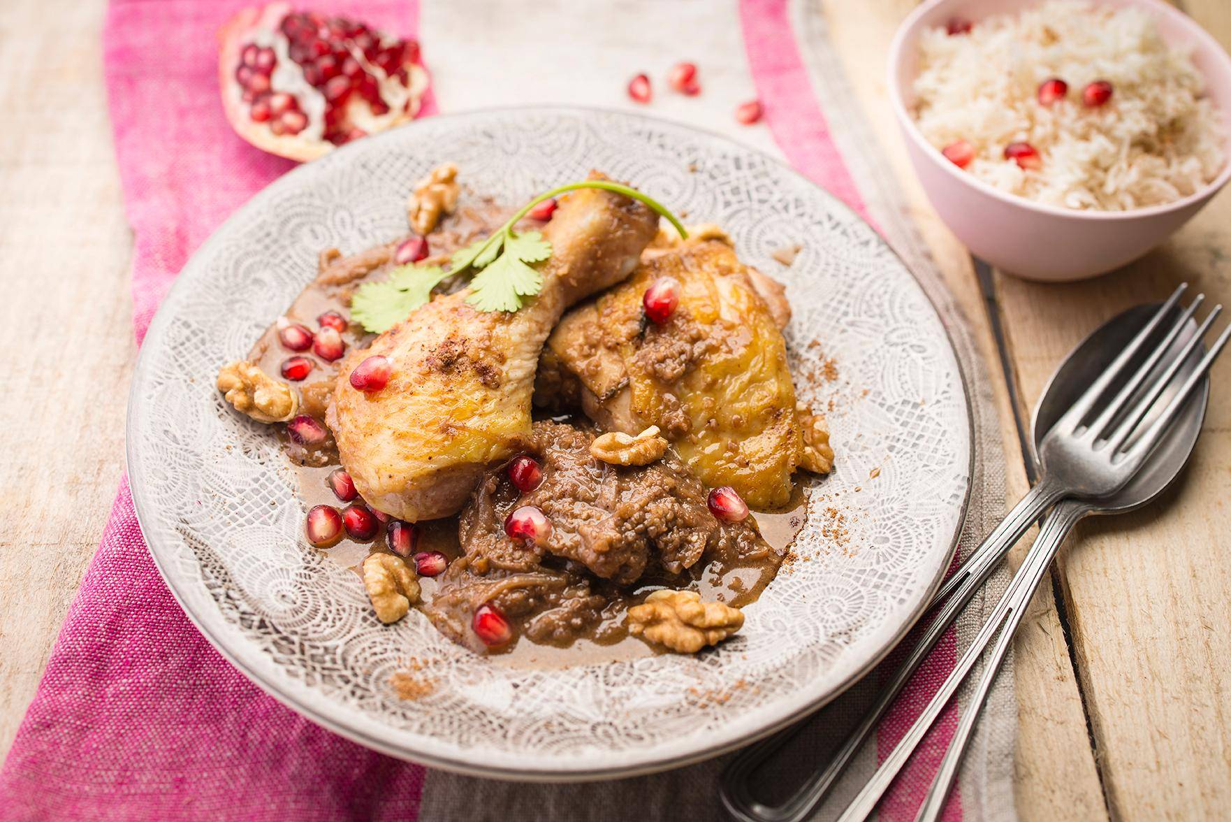 Hähnchen mit Granatapfel - Rezepte Cookeo | Krups